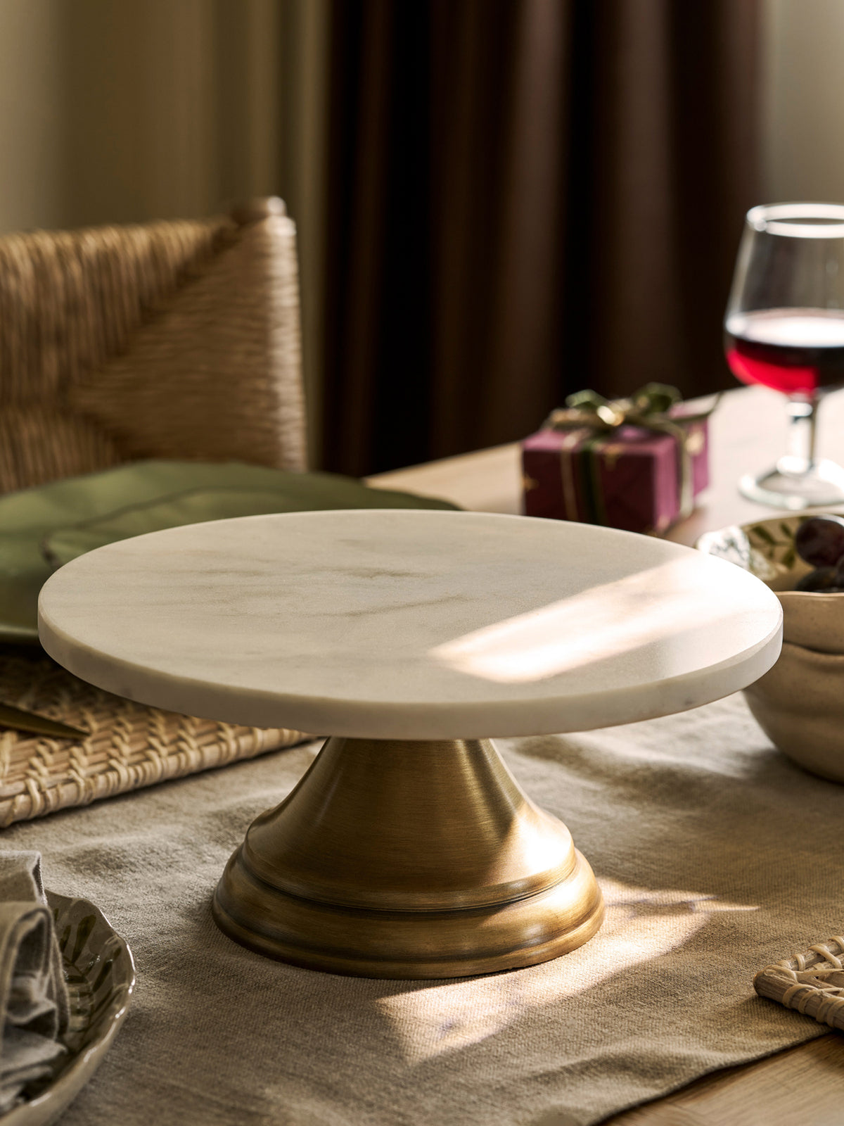 Brompton Marble Cake Stand