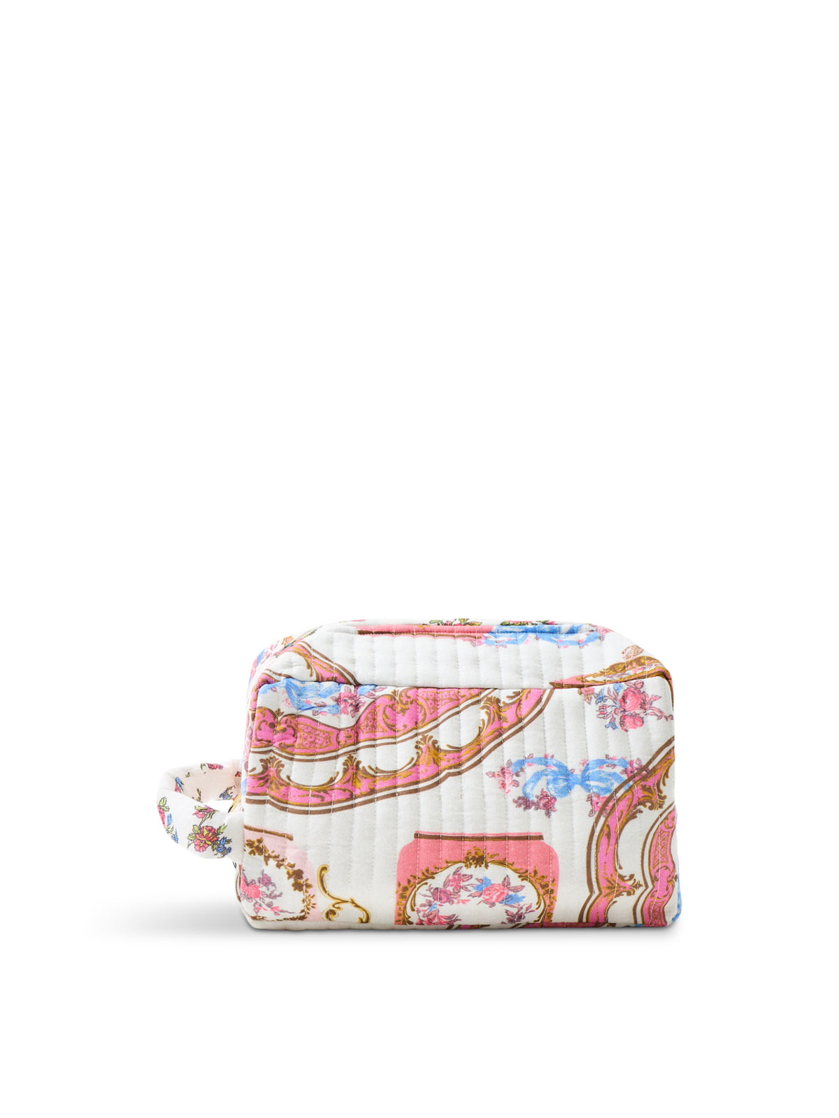 Organic Cotton Afternoon Tea Washbag - Pink