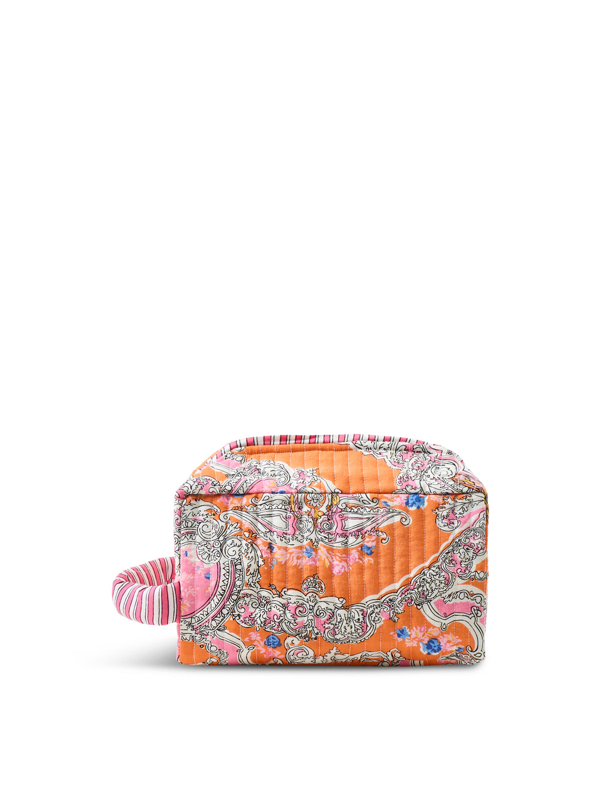 Organic Cotton Cartouche Washbag - Orange