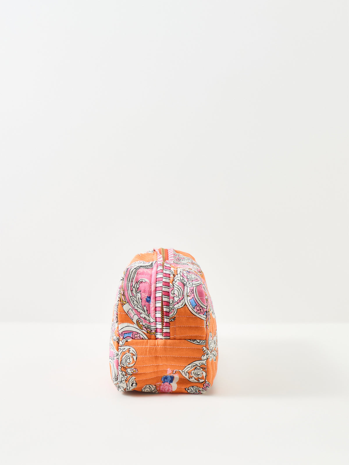 Organic Cotton Cartouche Washbag - Orange