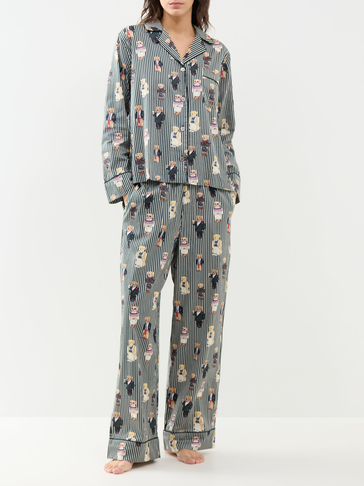 Madison Iconic Bear Cotton Pyjama Set