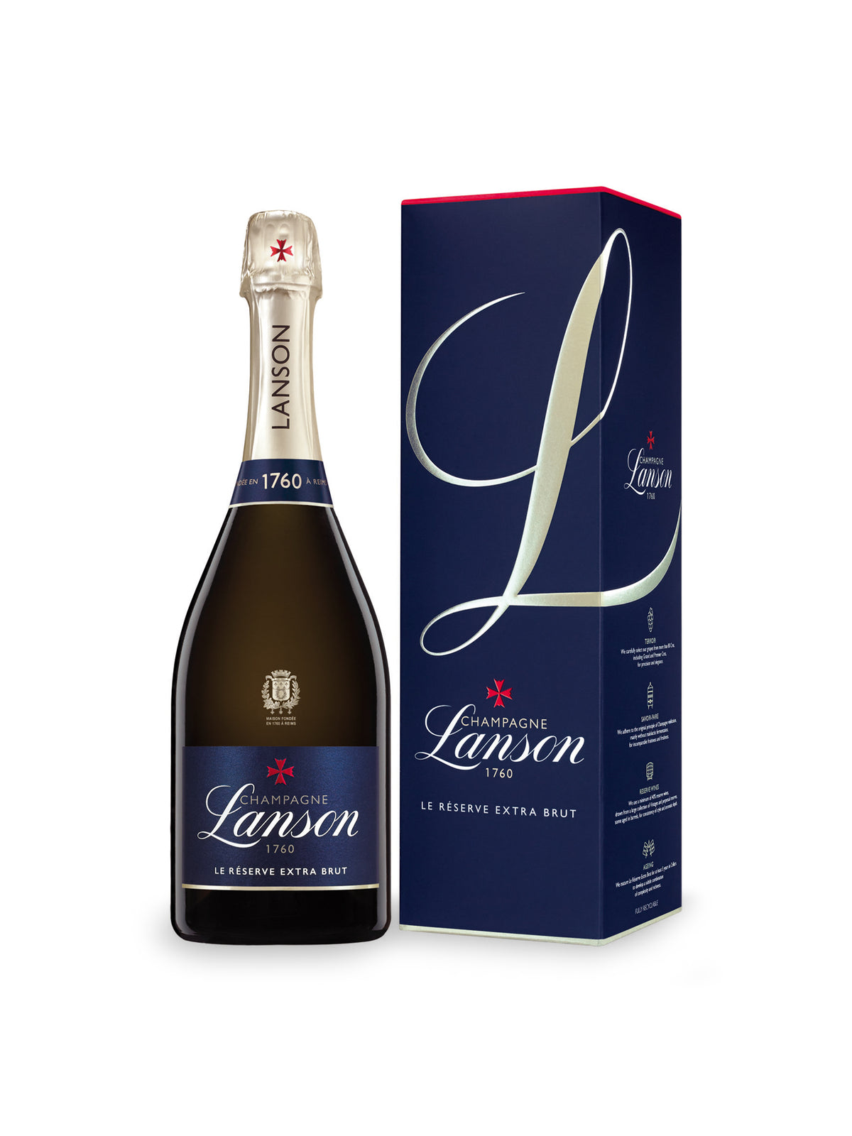 Le Réserve Extra Brut Non-Vintage Champagne Gift Box