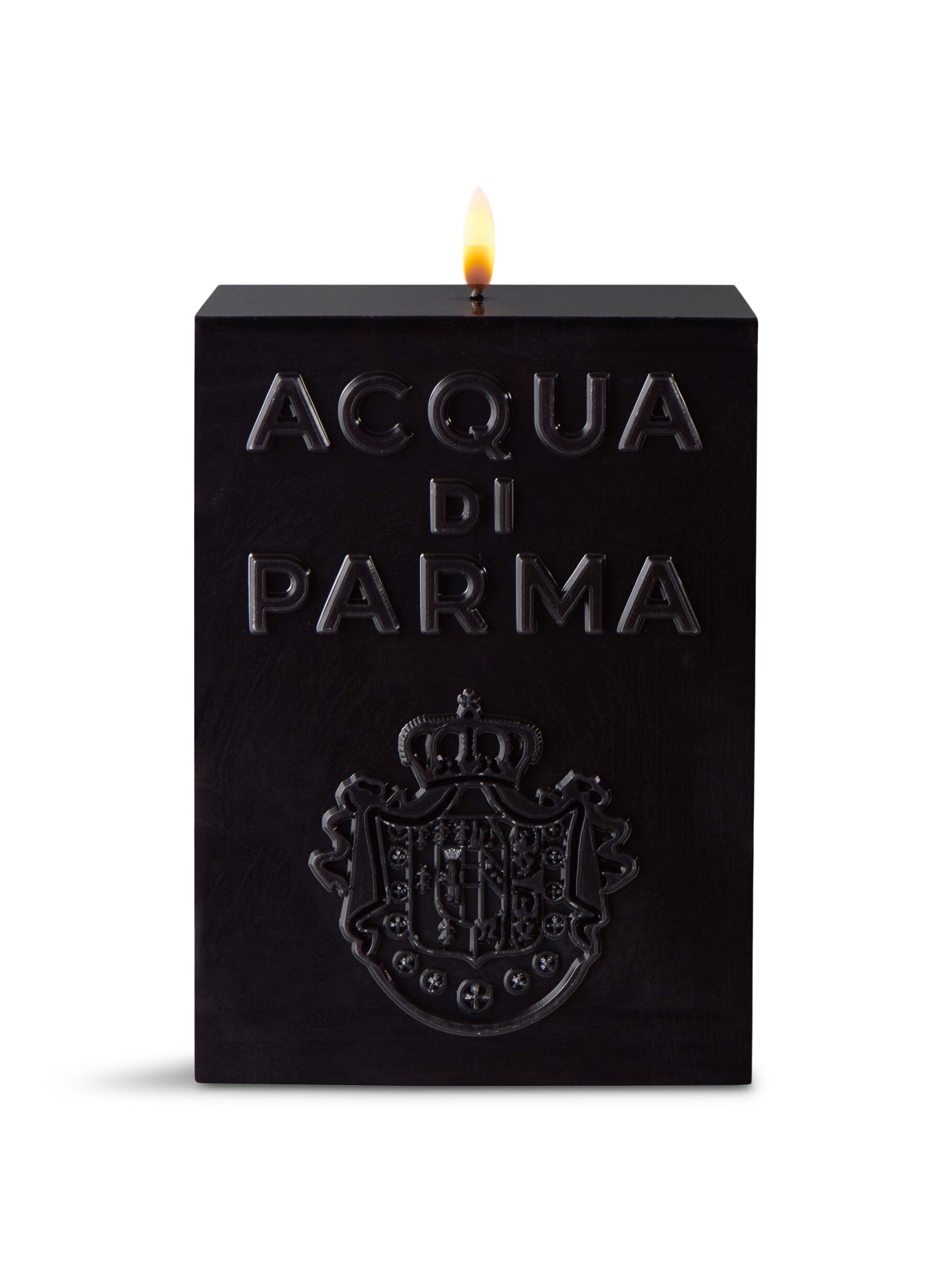 Amber Black Cube Candle 1kg