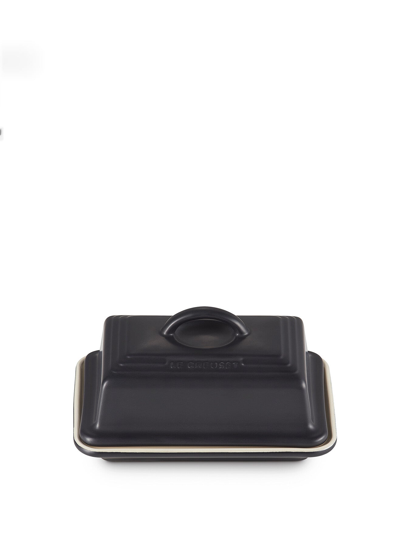 Butter Dish Satin Black
