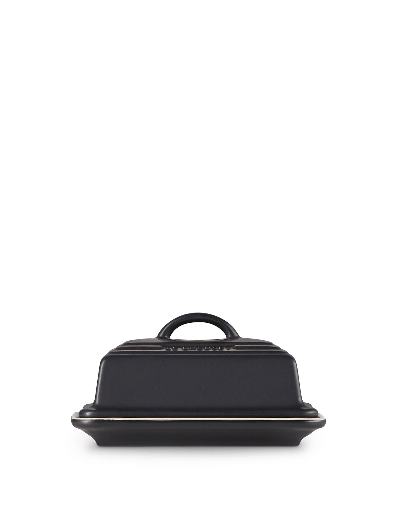 Butter Dish Satin Black