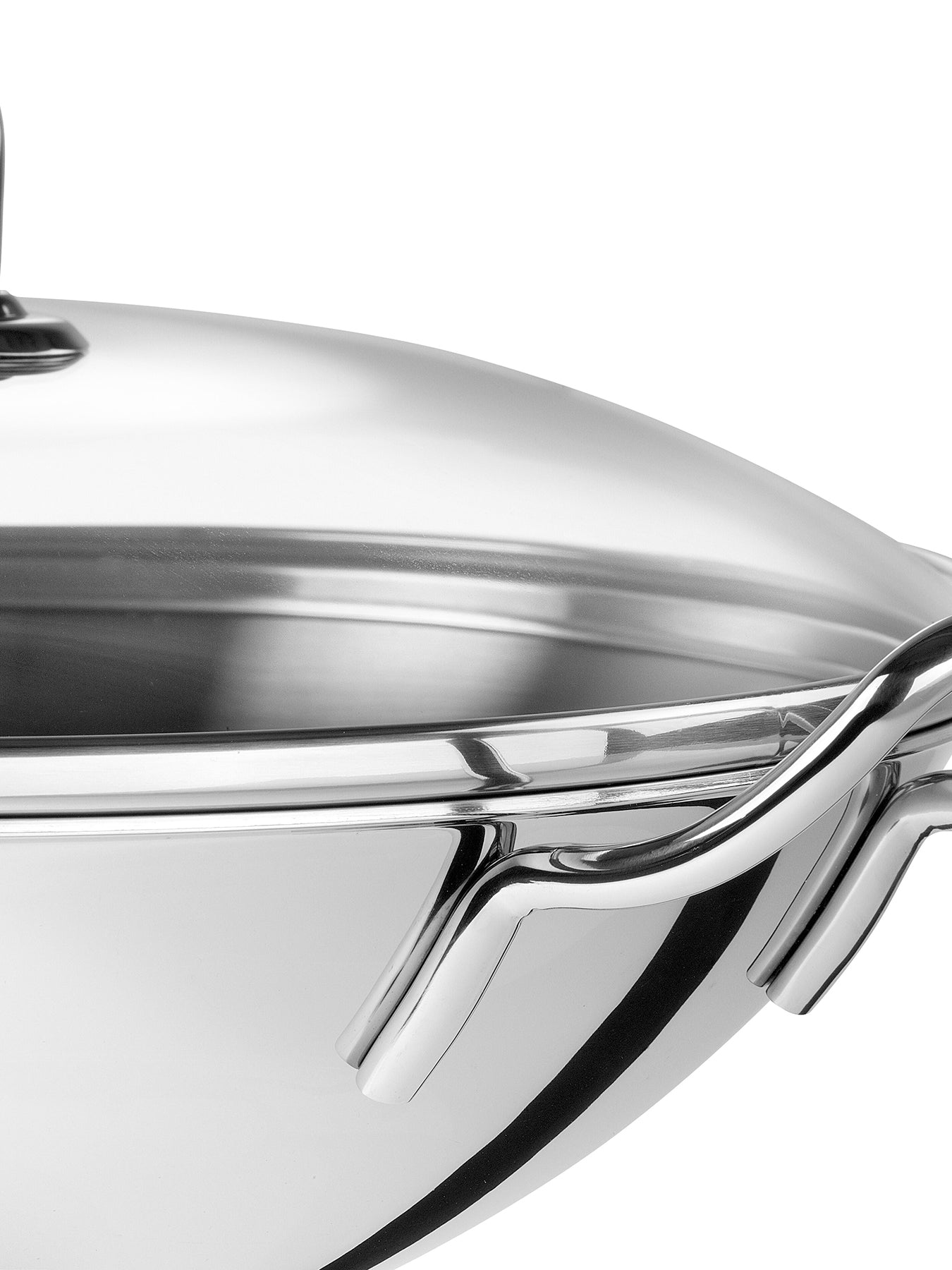 Plus Wok 32cm Silver