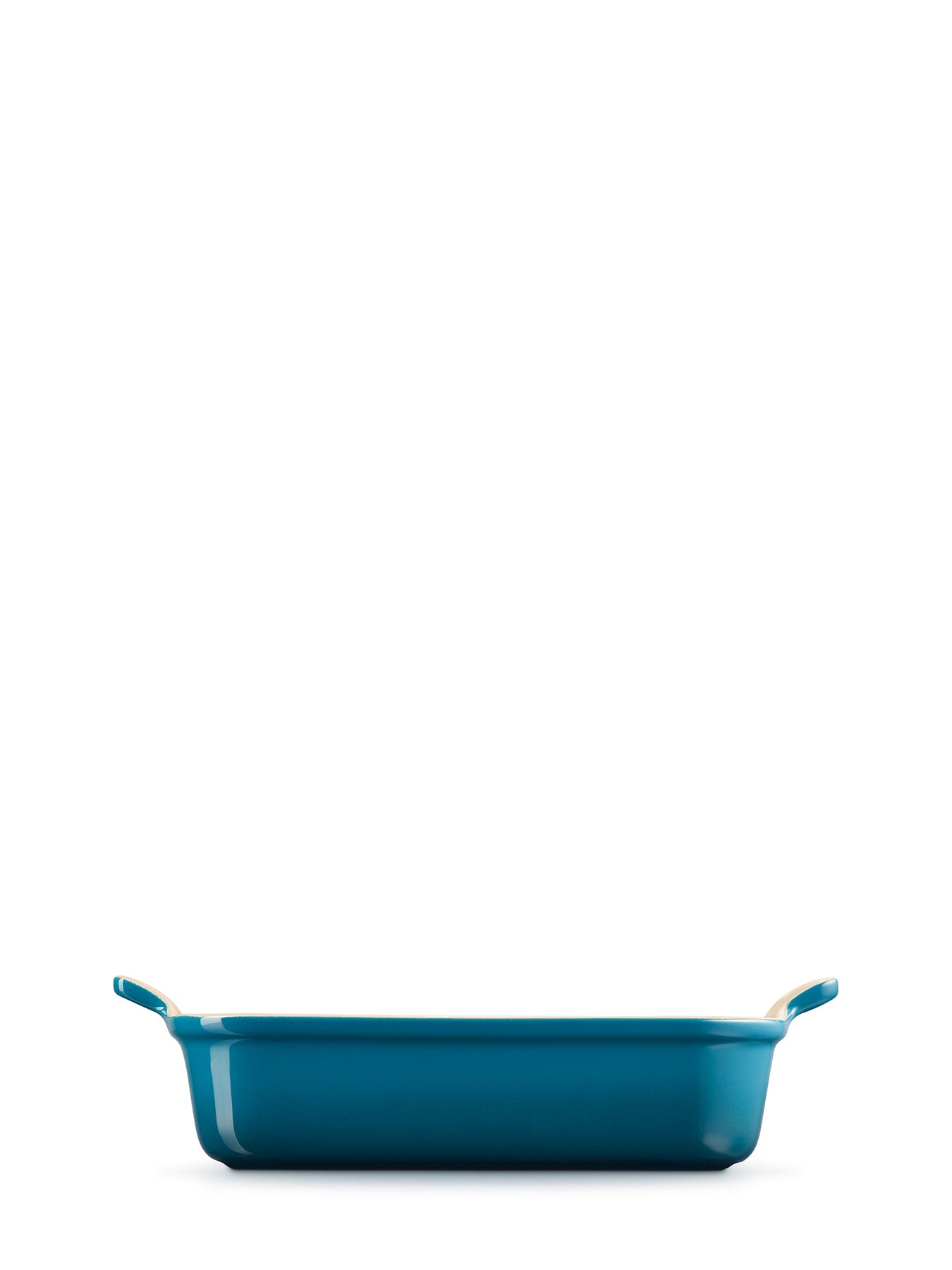 Stoneware Heritage Rectangular Dish Deep Teal 26cm