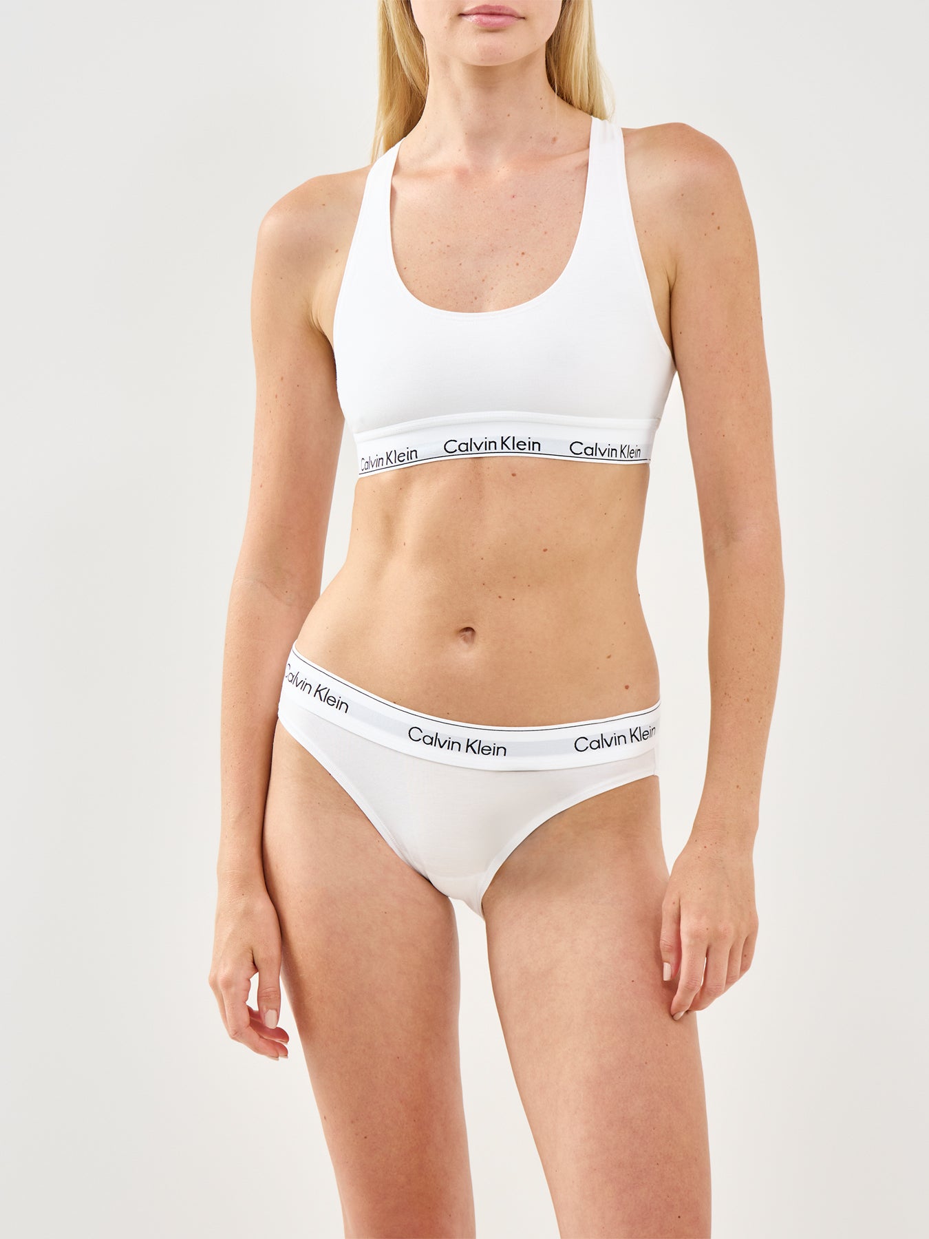 Modern Cotton Bralette (White)