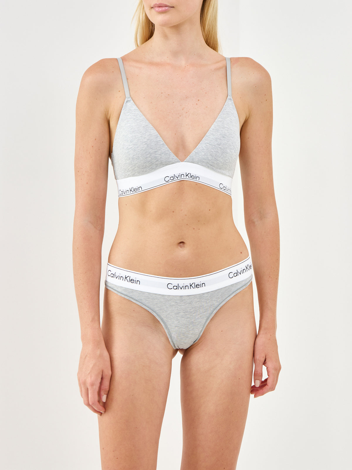 Modern Cotton Thong (Grey)