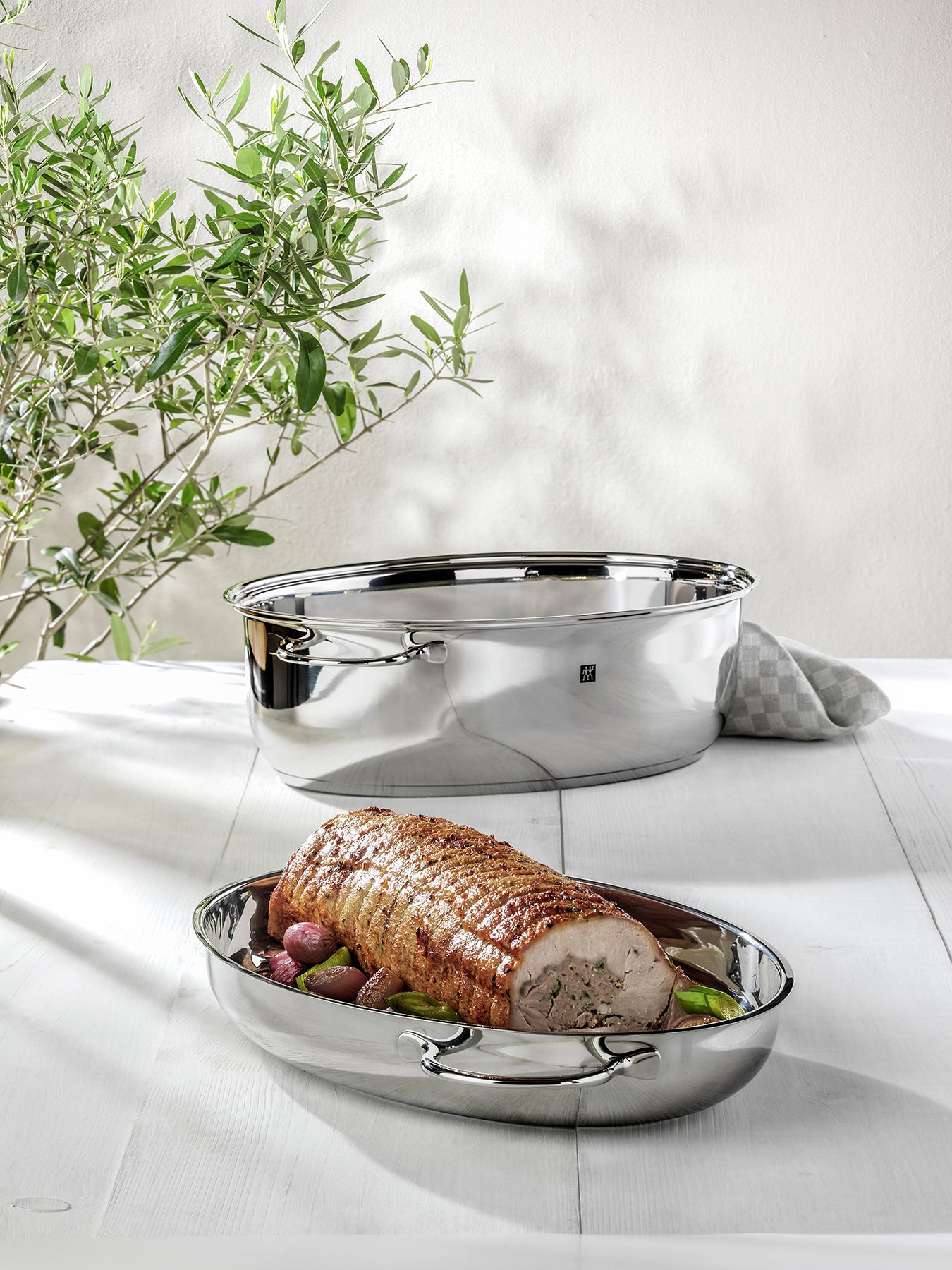Plus Multi Roaster 38cm Silver