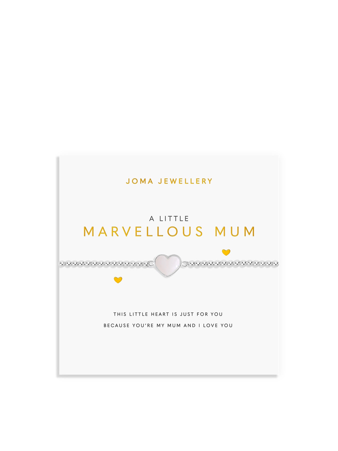 A Little Marvellous Mum Charm Bracelet Silver