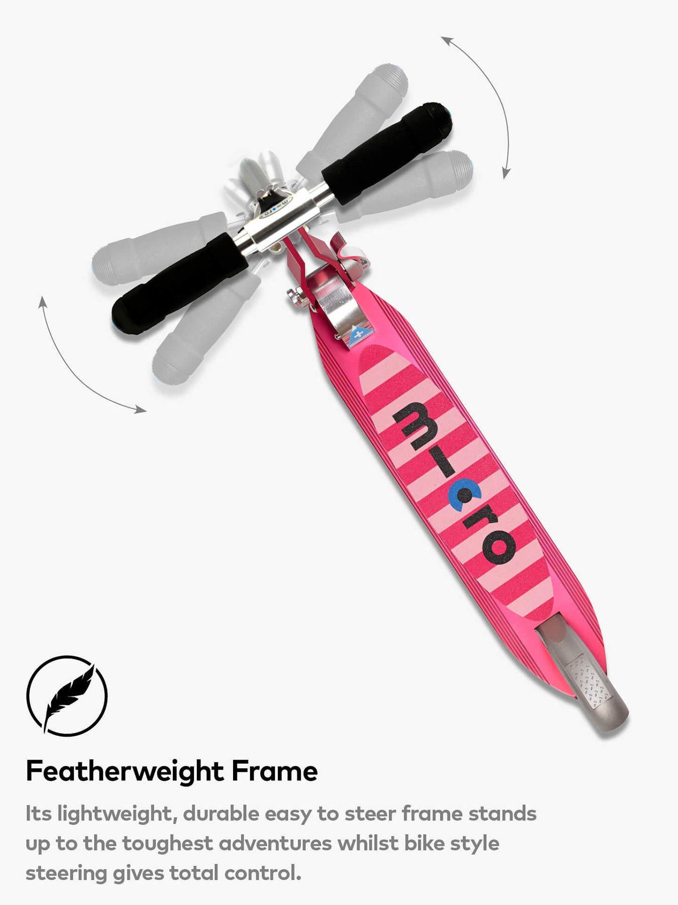 Sprite Stripe Classic Scooter Pink