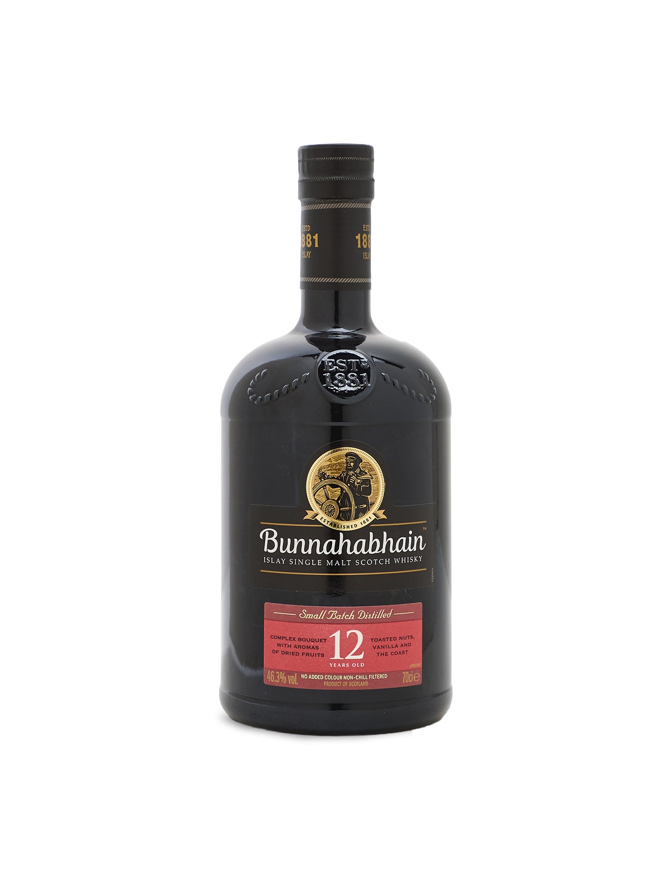 Bunnahabhain 12 Year Old Single Malt Scotch Whisky 70cl