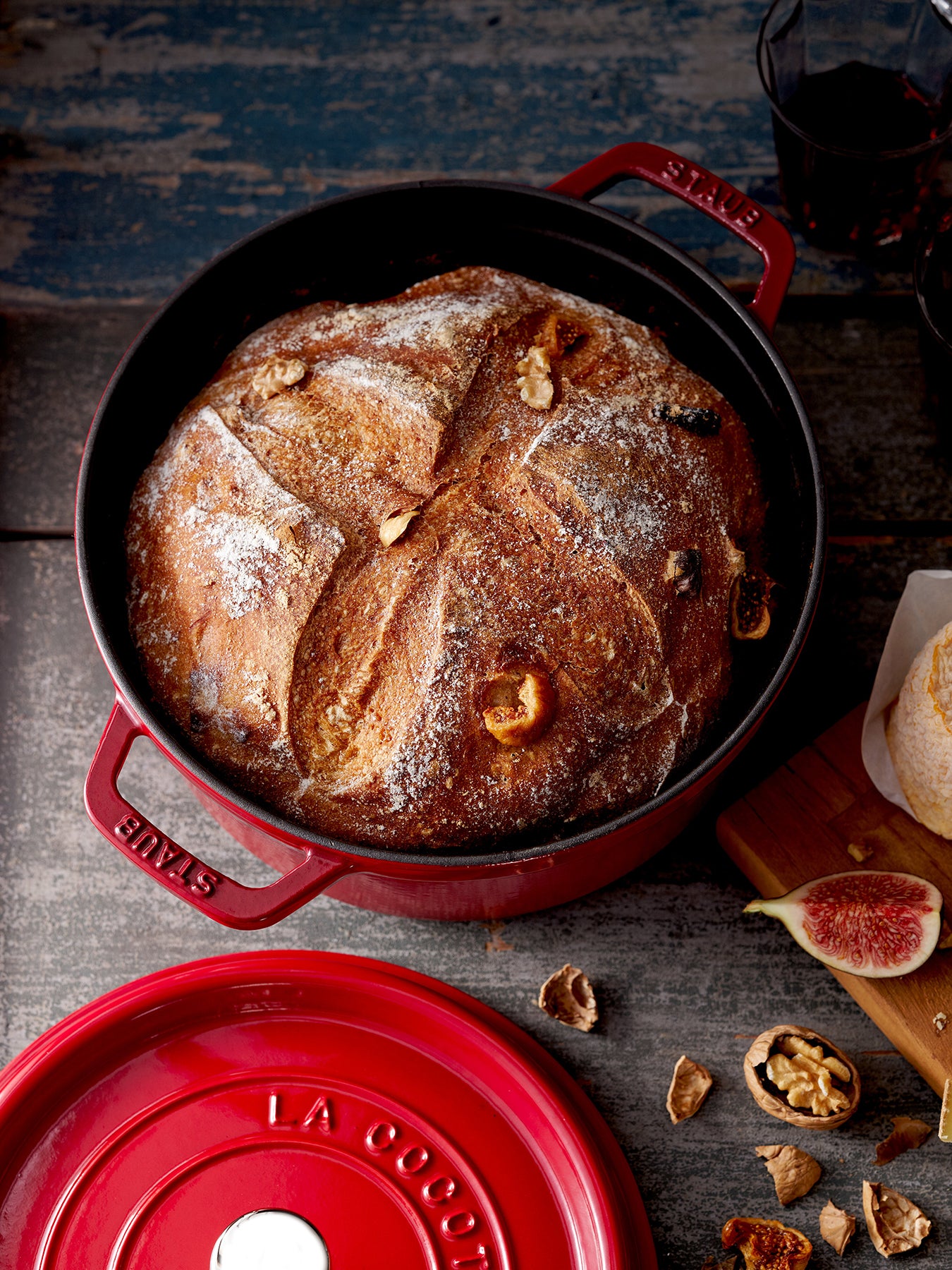 Round Cocotte 24cm Red