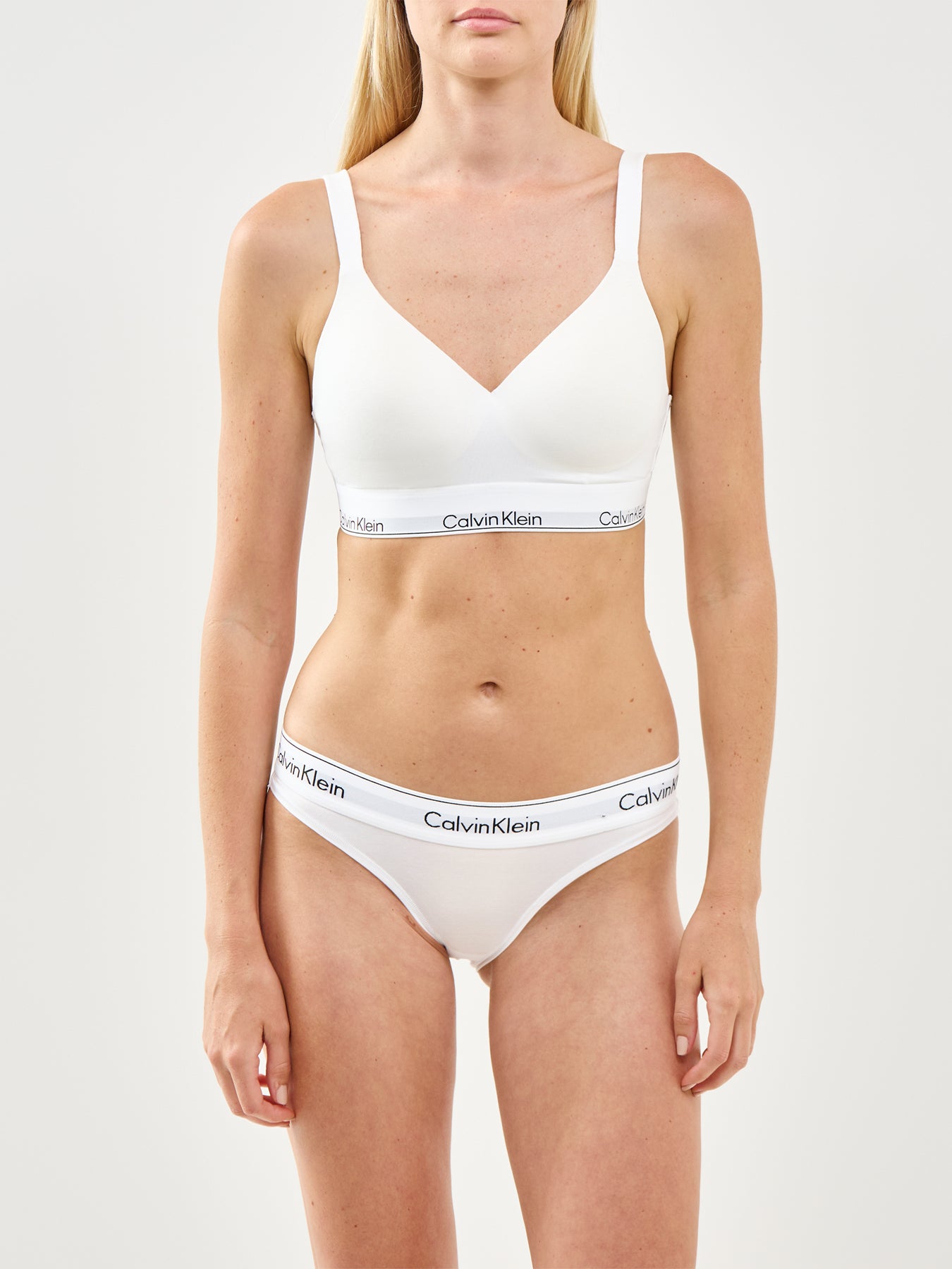 Modern Cotton Bikini (White)