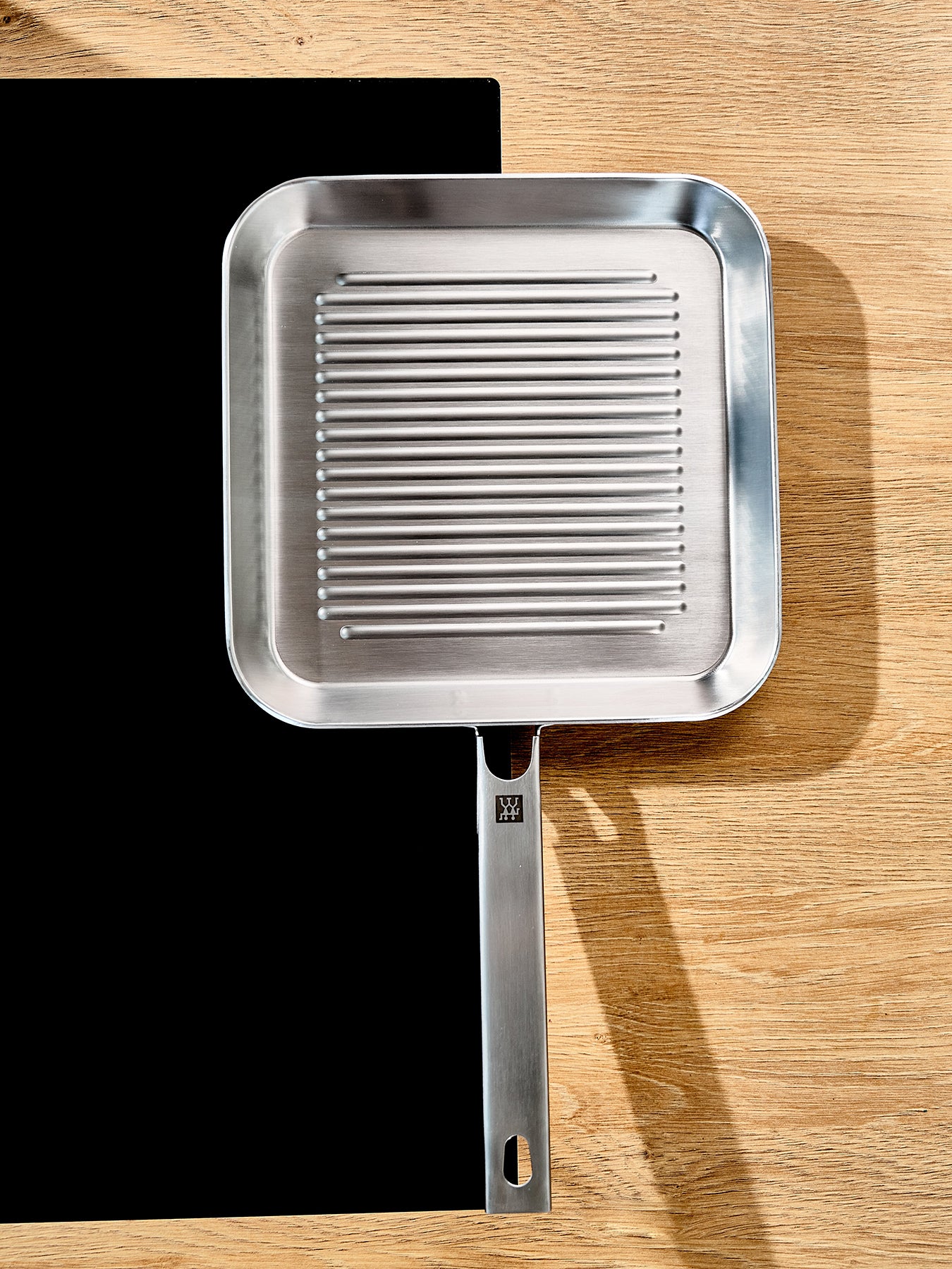 Plus Grill Pan 24cm Silver