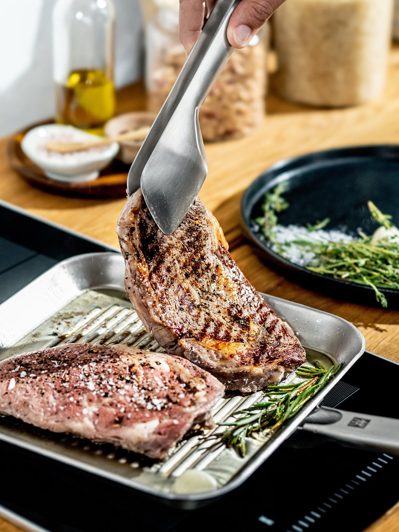 Plus Grill Pan 24cm Silver
