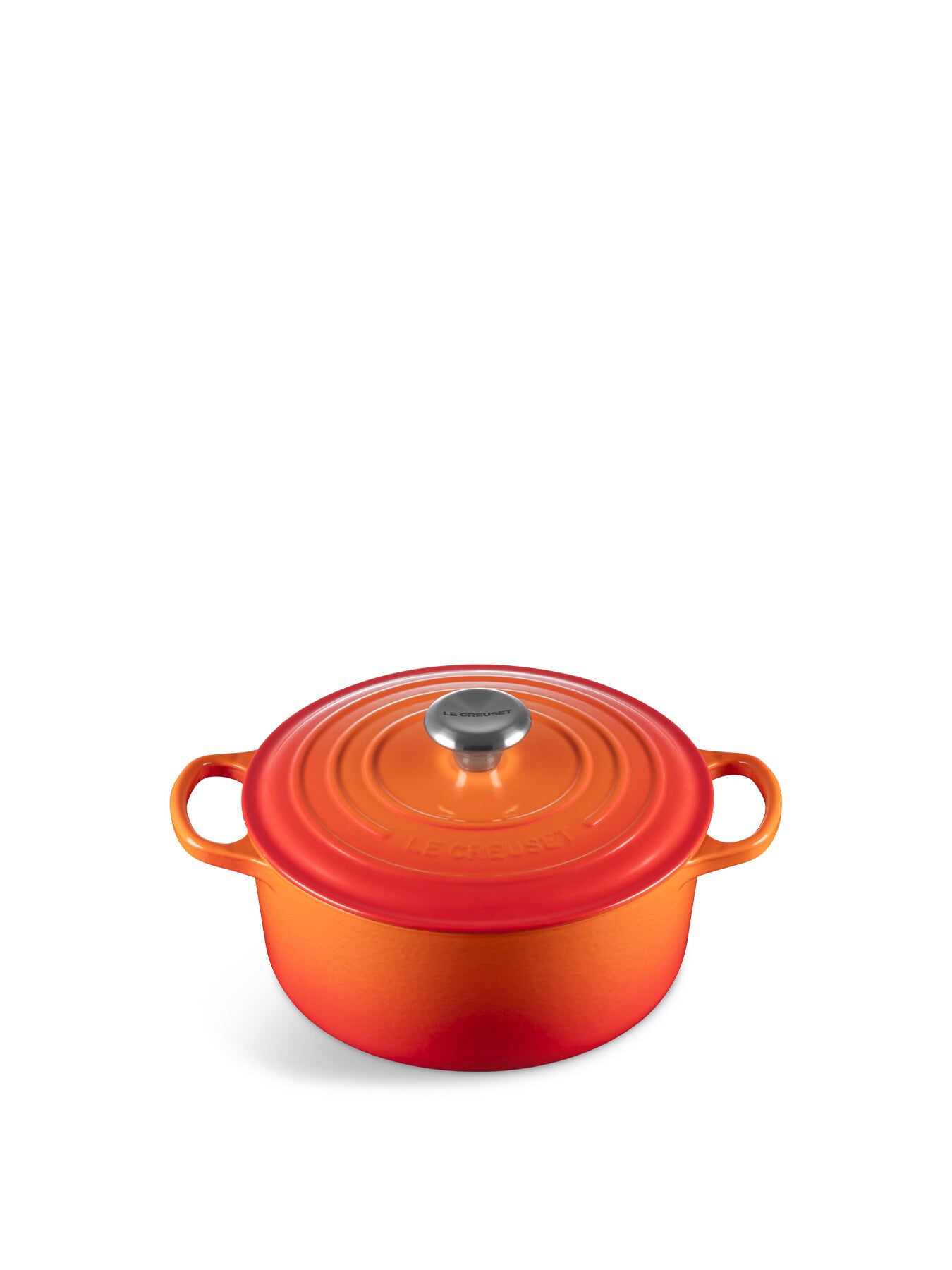 Cast Iron Round Casserole 24cm Volcanic