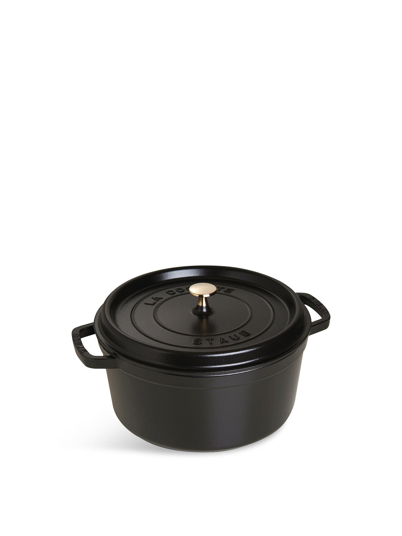 28cm Round Cocotte Black