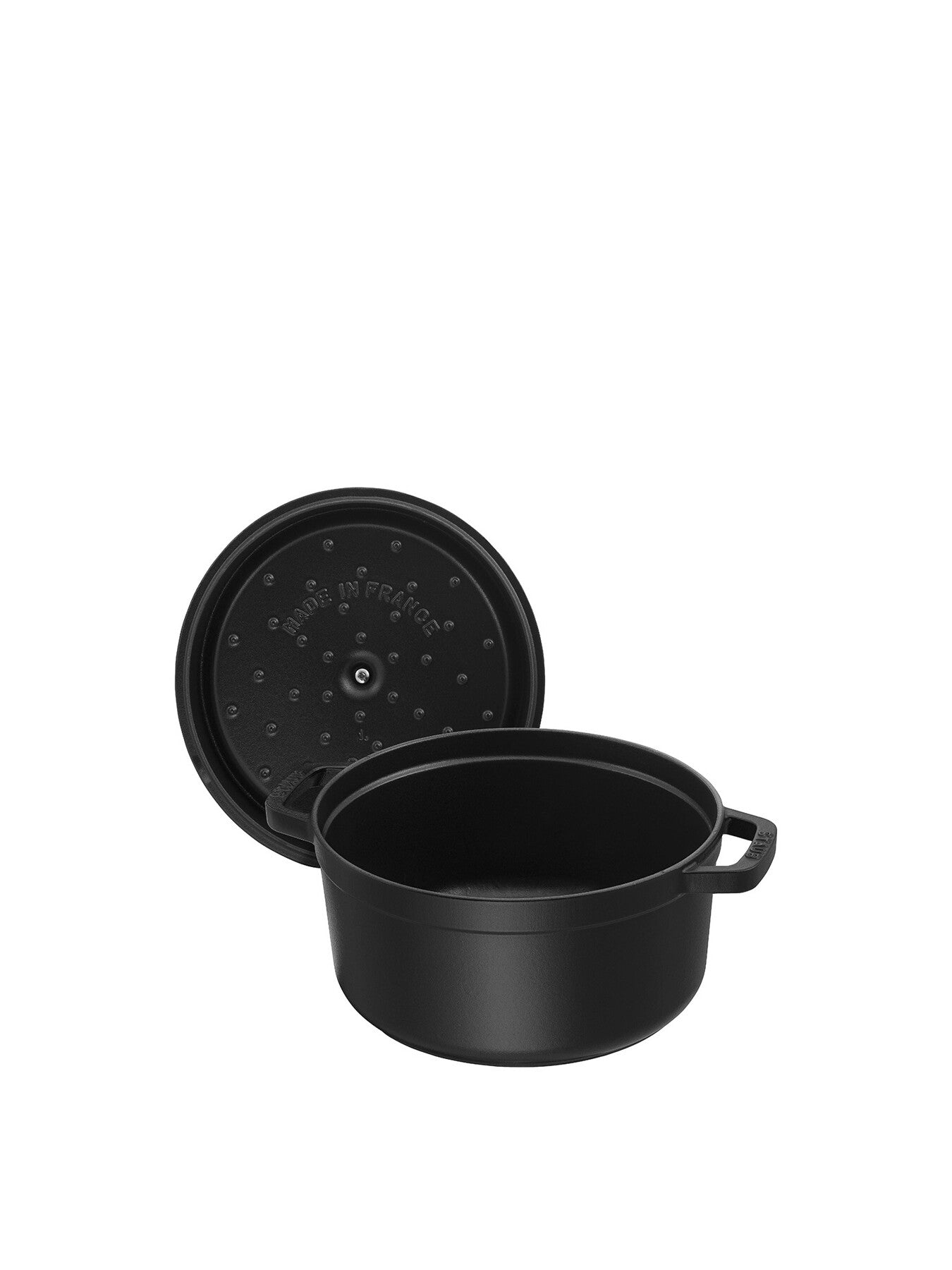 28cm Round Cocotte Black