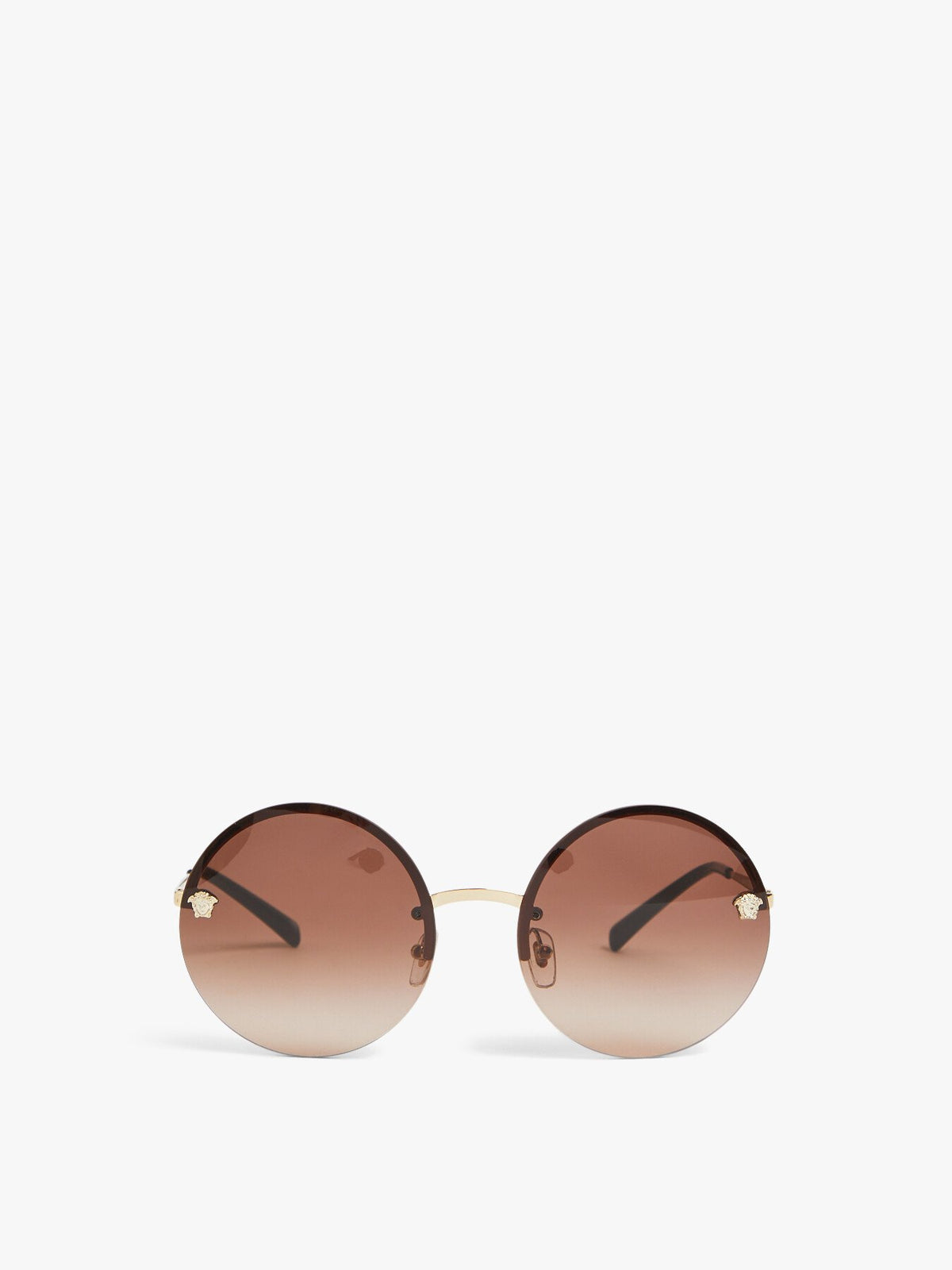 Round Rimless Sunglasses
