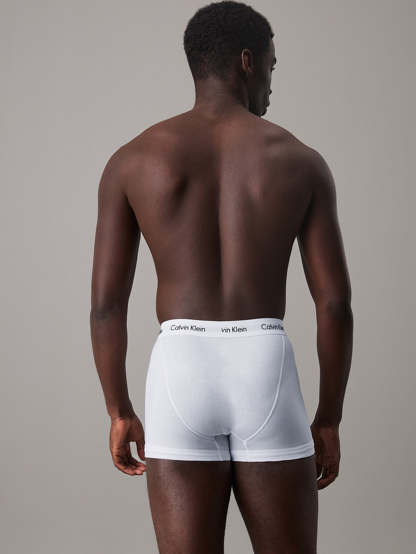 3 Pack Cotton Stretch Trunks White