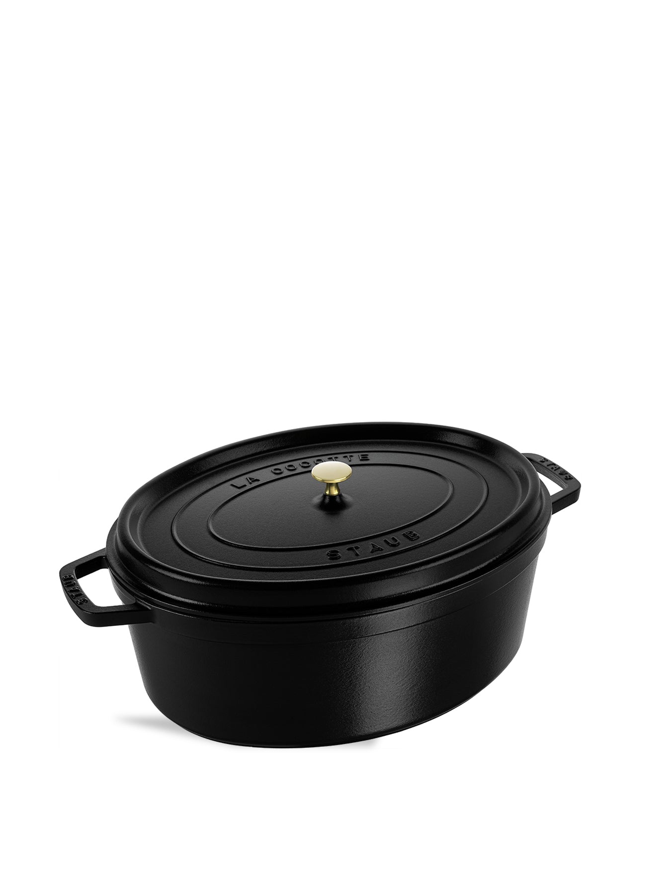 Oval Cocotte 33cm Black