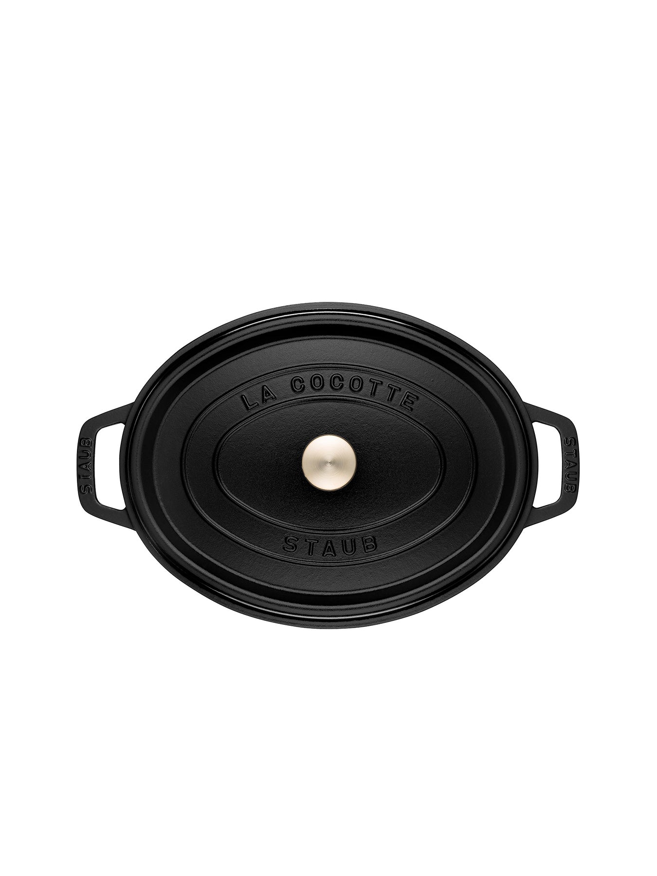 Oval Cocotte 33cm Black