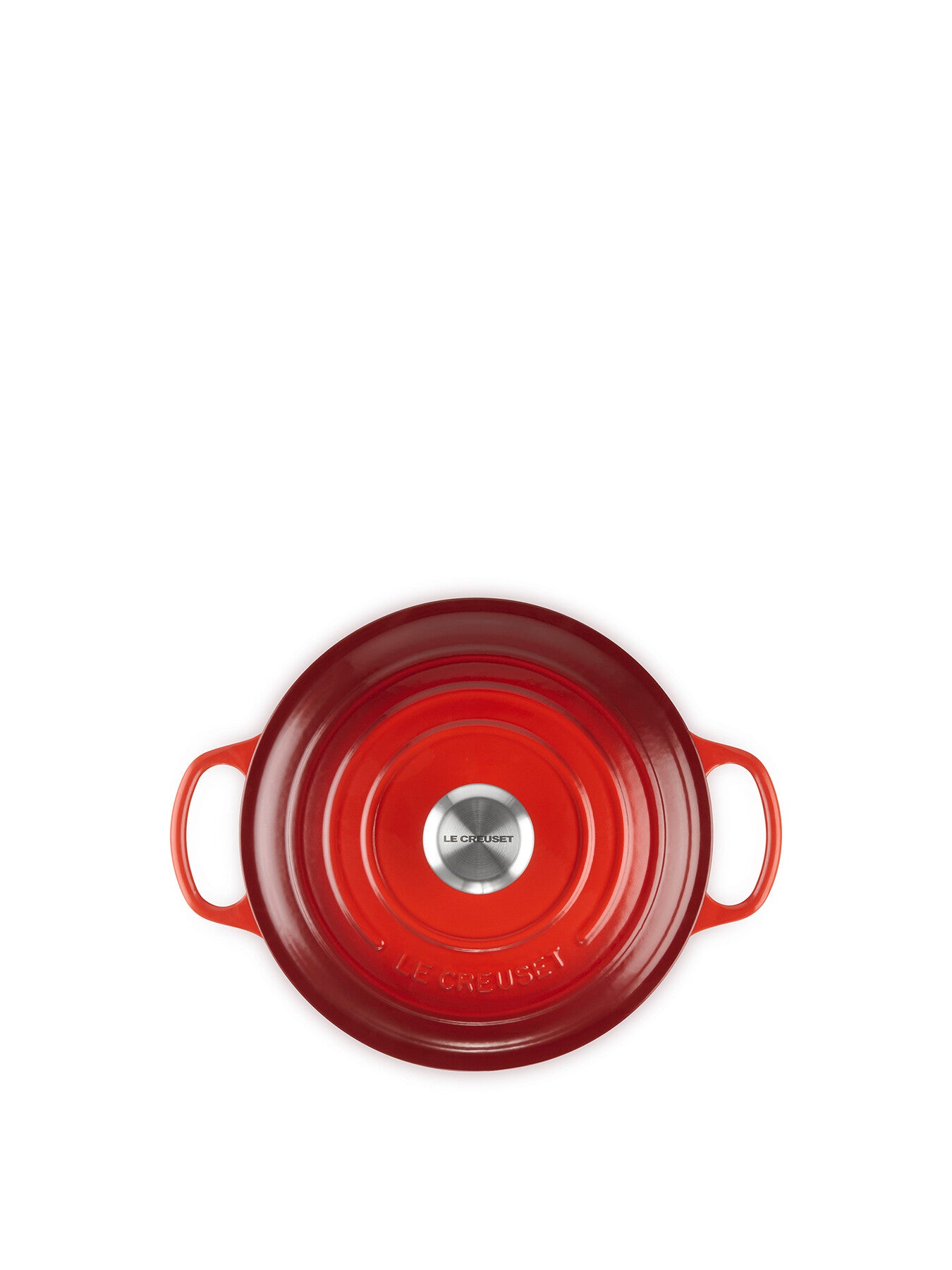 Cast Iron Round Casserole 24cm Cerise