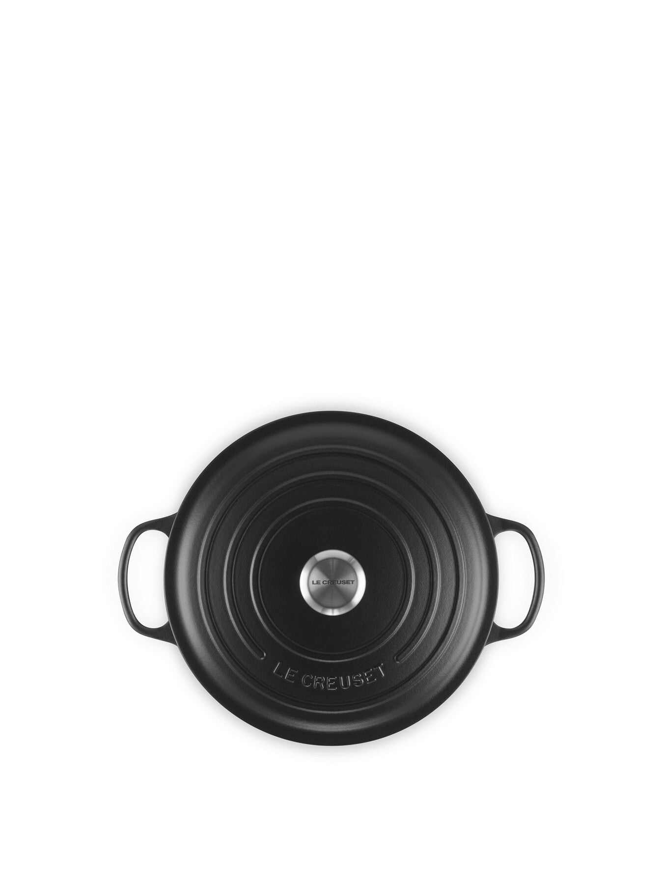 Cast Iron Round Casserole 28cm Satin Black