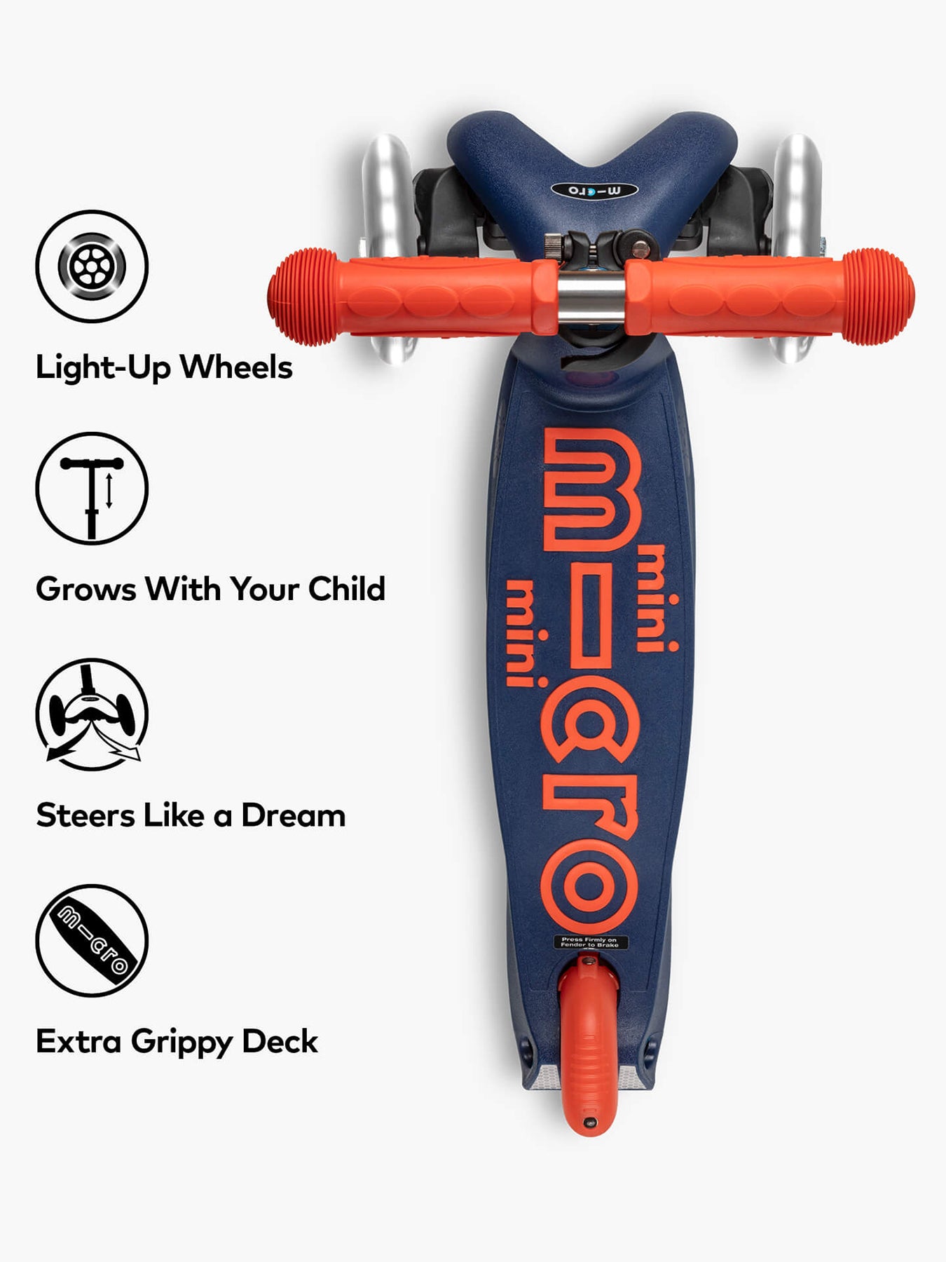 Mini Micro Deluxe Scooter Navy