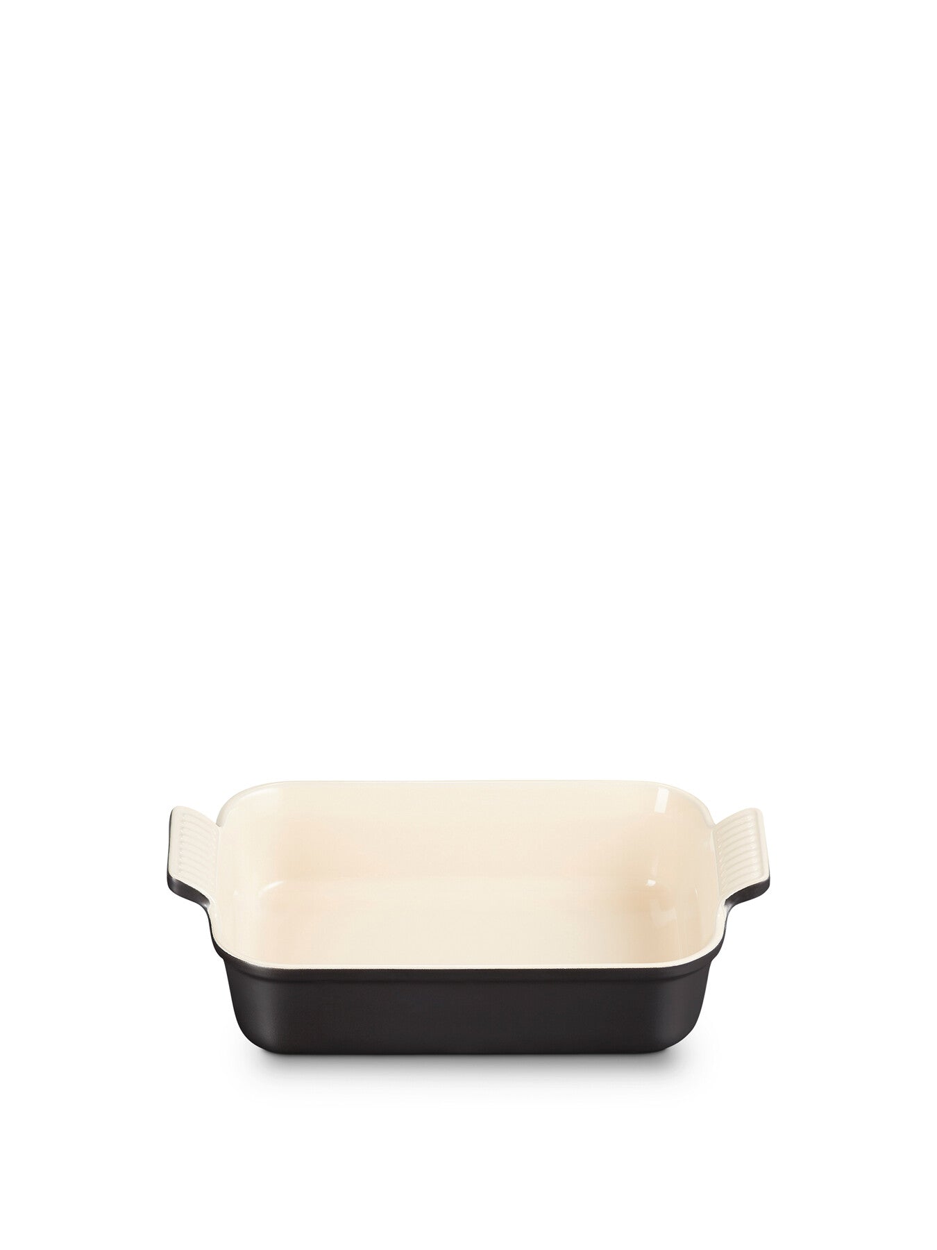Stoneware Heritage Deep Rectangular Dish 32cm Satin Black