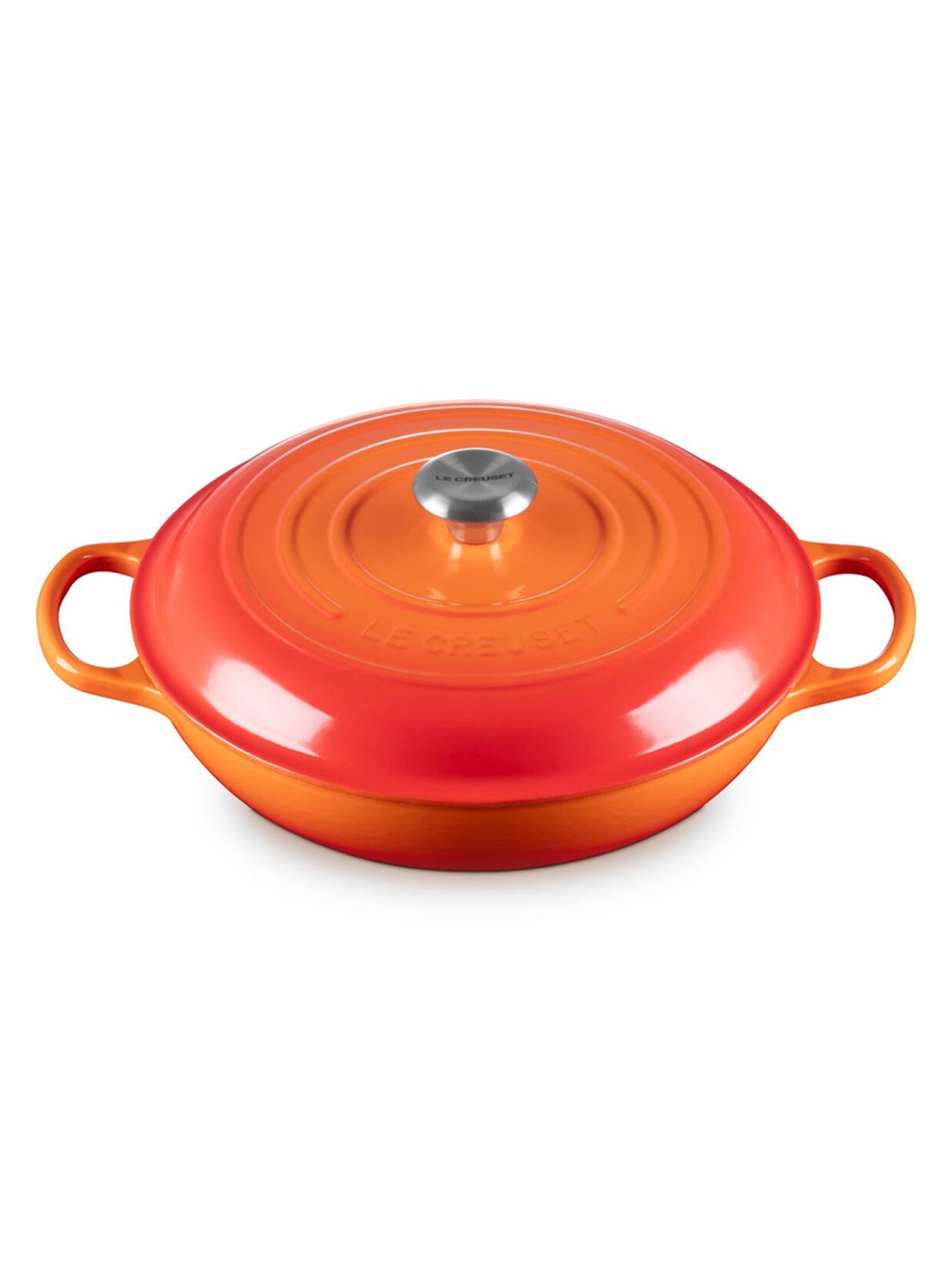 Cast Iron Shallow Casserole 30cm Volcanic