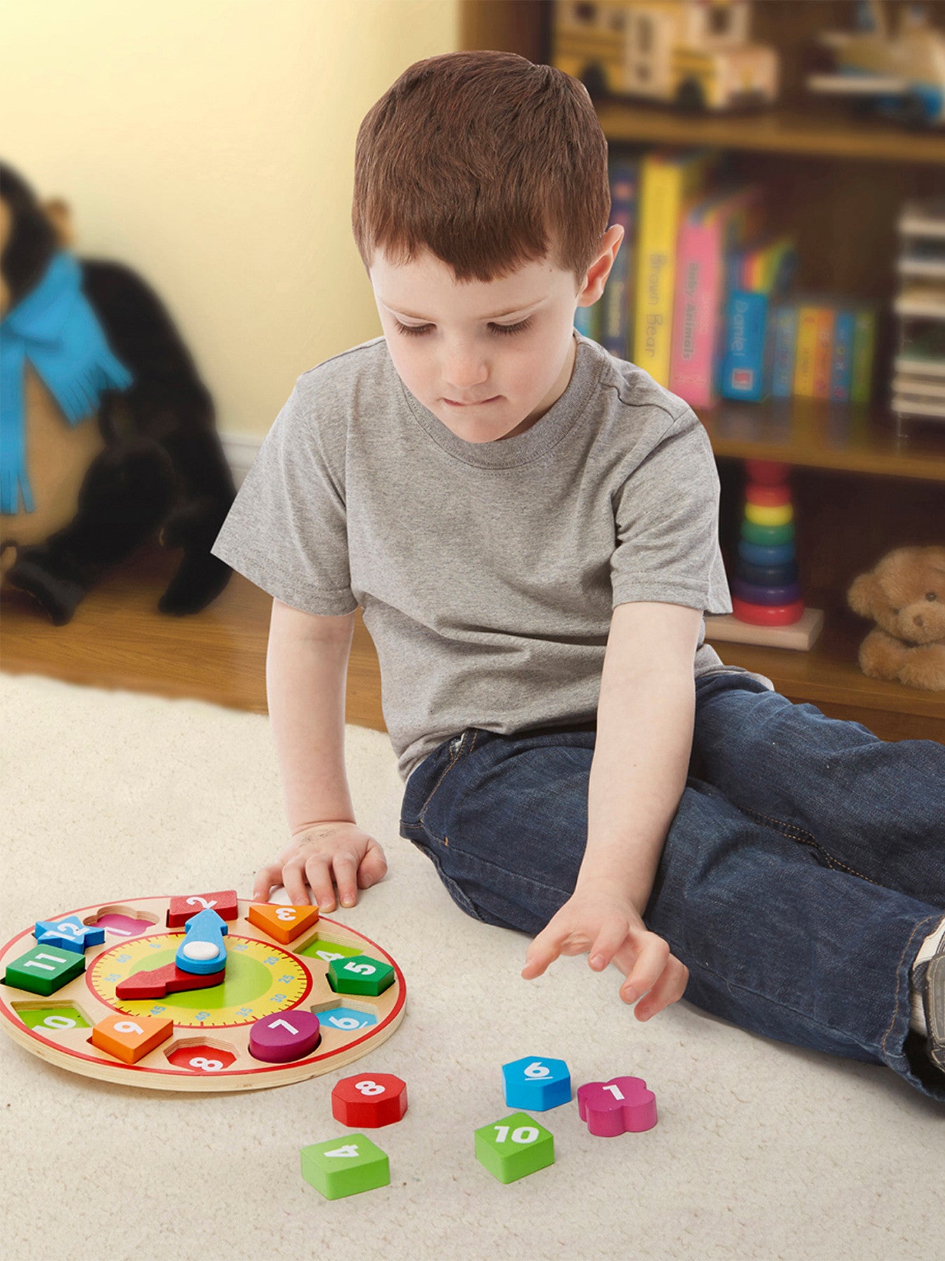 Shape Sorting Clock