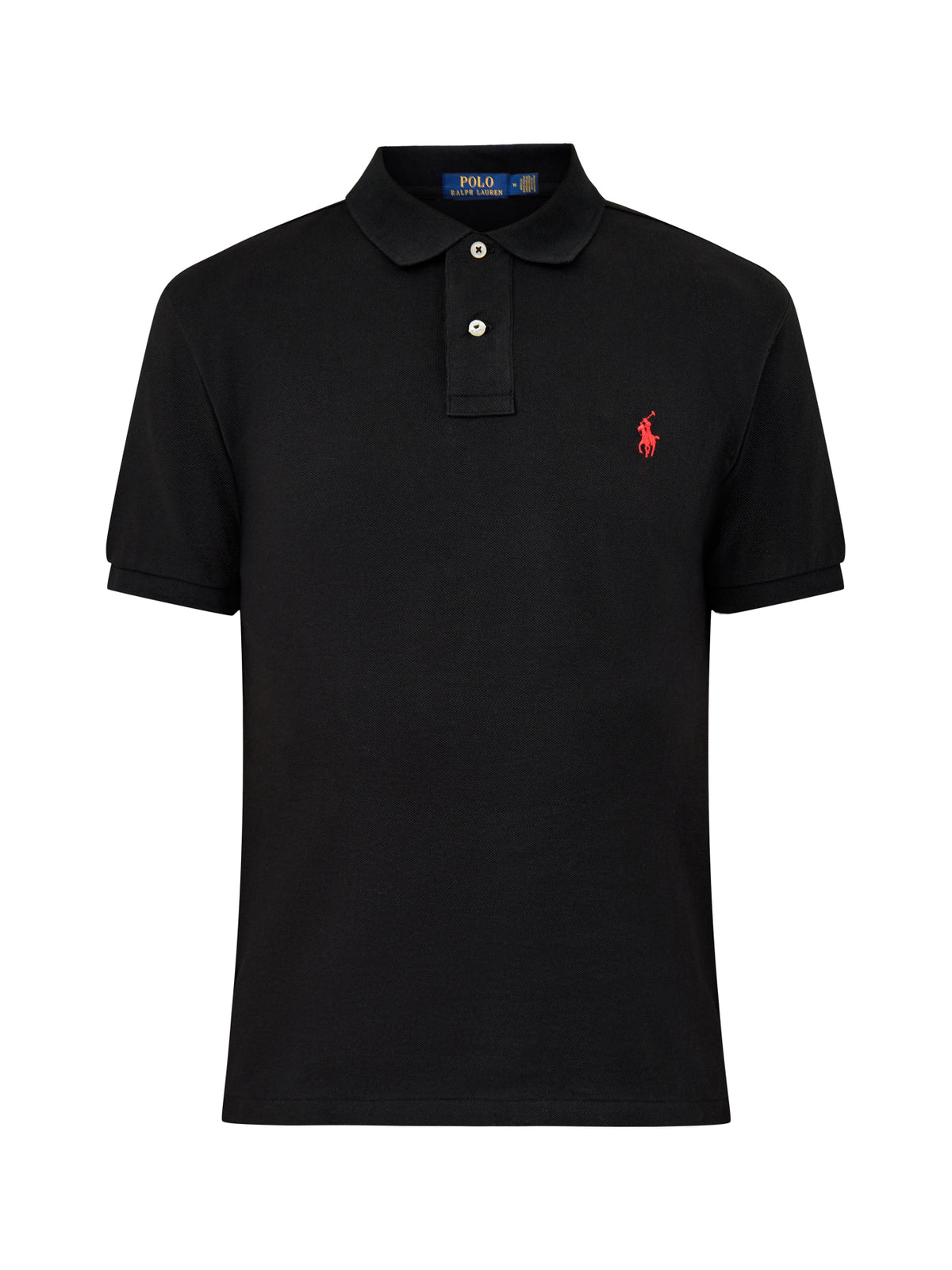 Slim Fit Polo Shirt Black