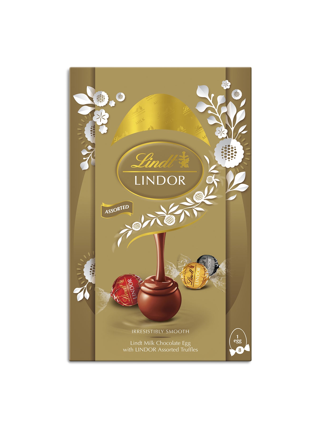 Lindt Lindor Assorted Chocolate Shell Egg 260g Easter Gift