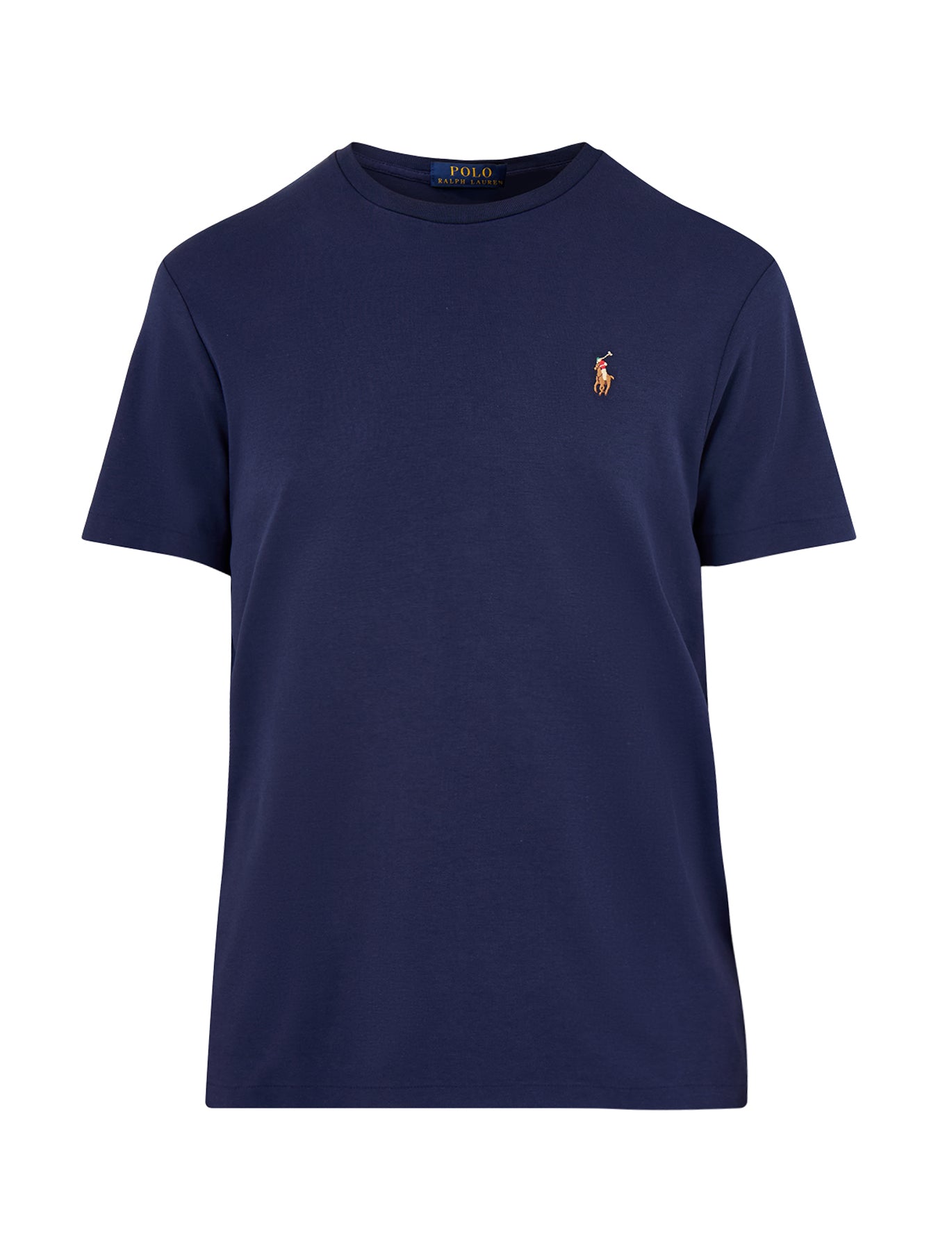 Pima Cotton Short Sleeve T-Shirt French Navy
