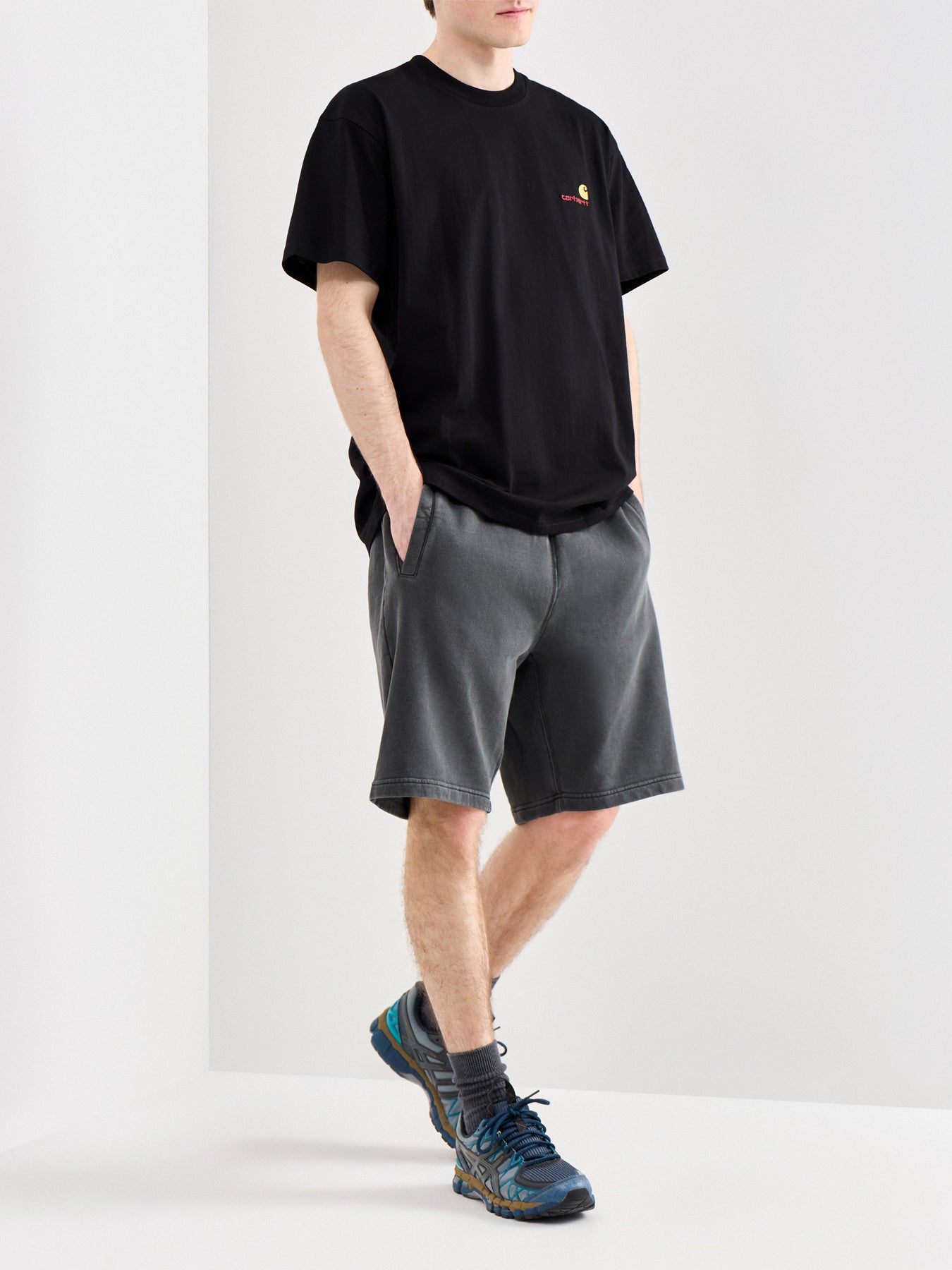American Script T-Shirt in Black