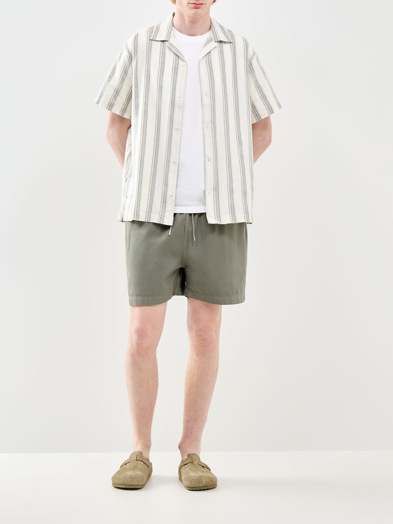 Organic Twill Shorts Olive