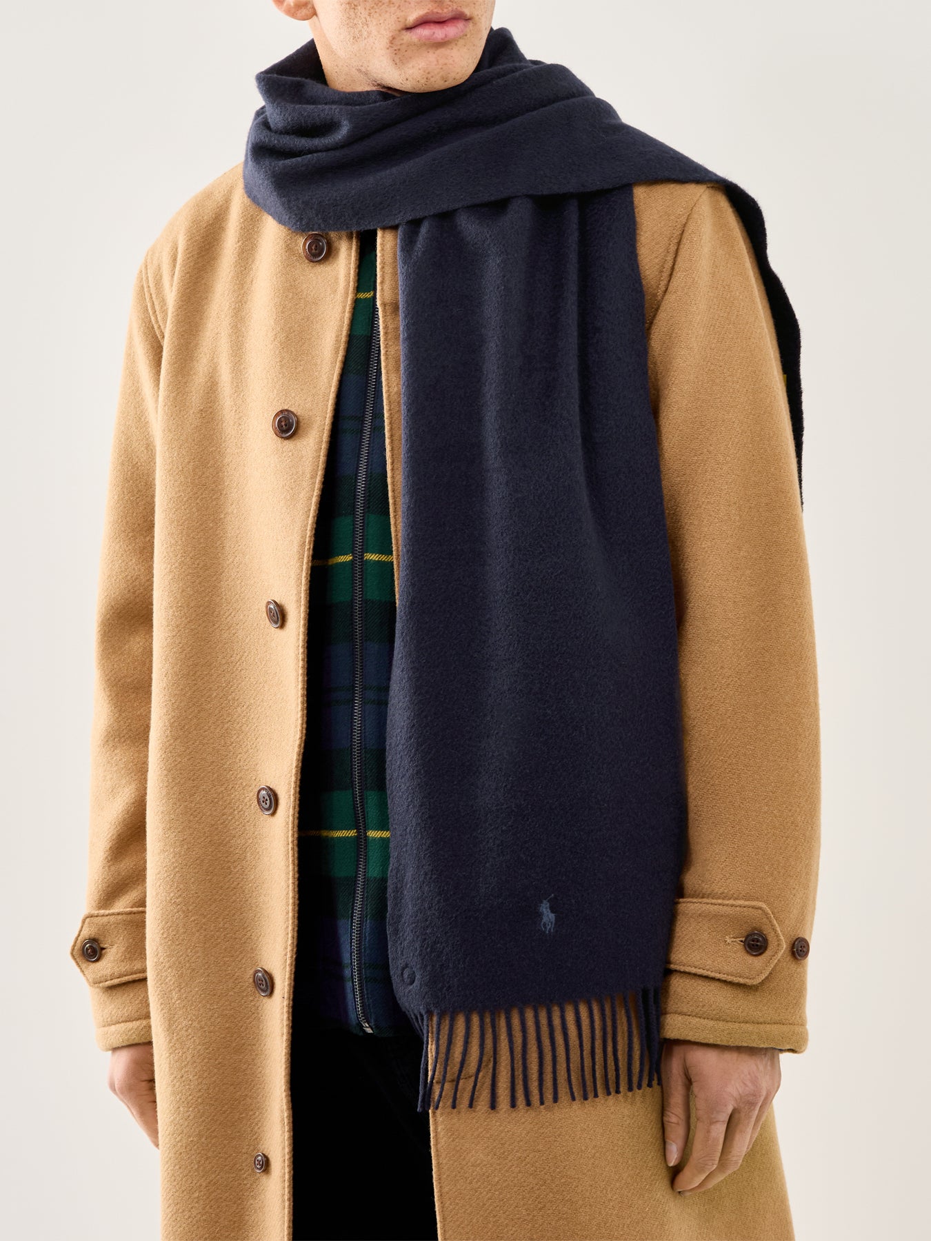 Cashmere Scarf HunterNavy