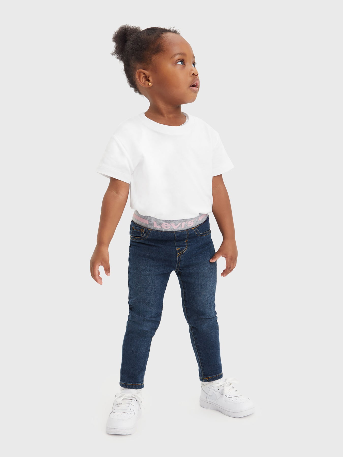 Kid's Pull On Skinny Jean Pink
