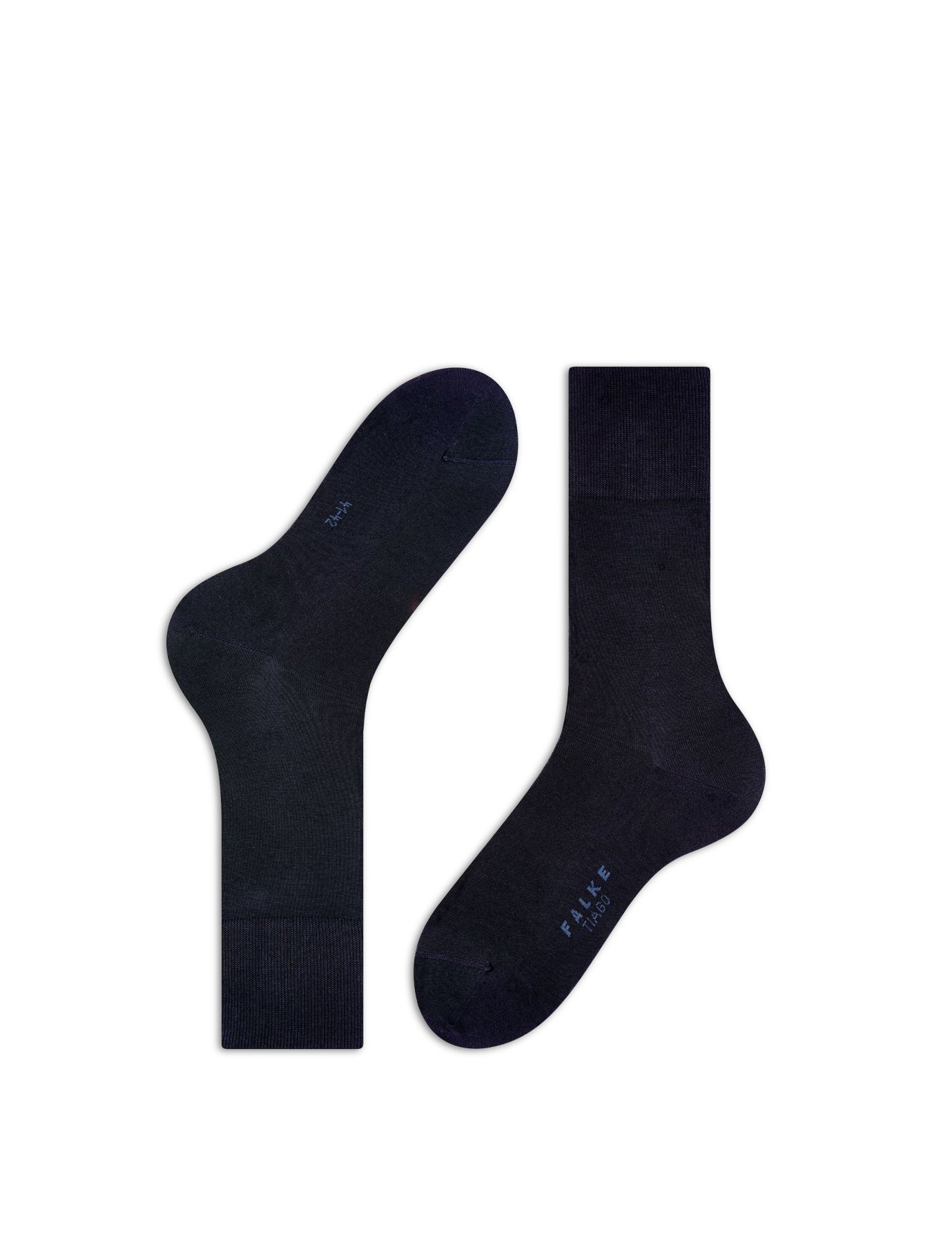 Cotton Blend Crew Socks Navy