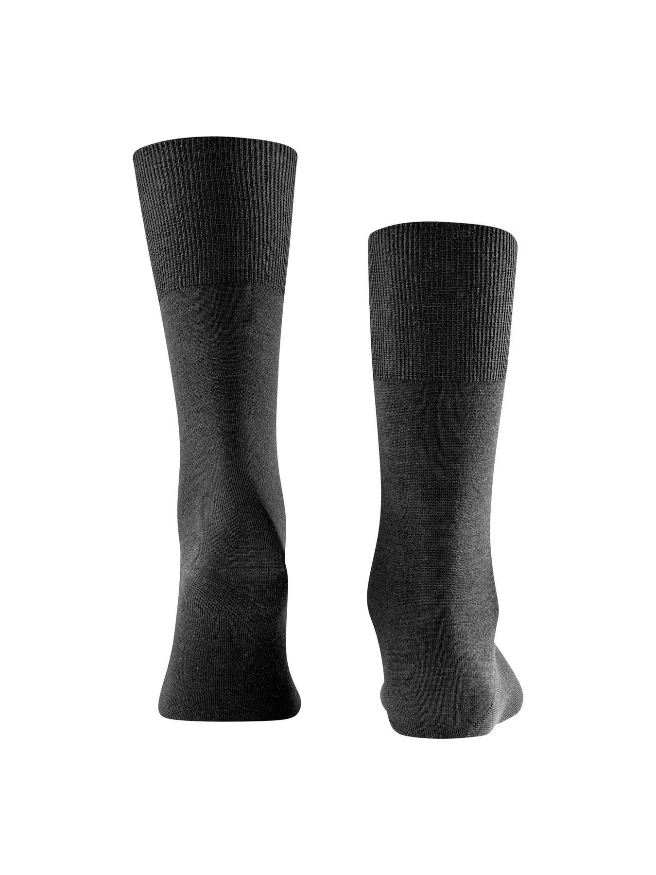 Cotton Blend Crew Socks Black