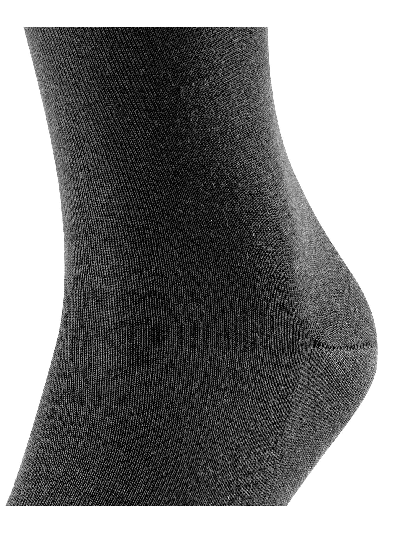 Cotton Blend Crew Socks Black