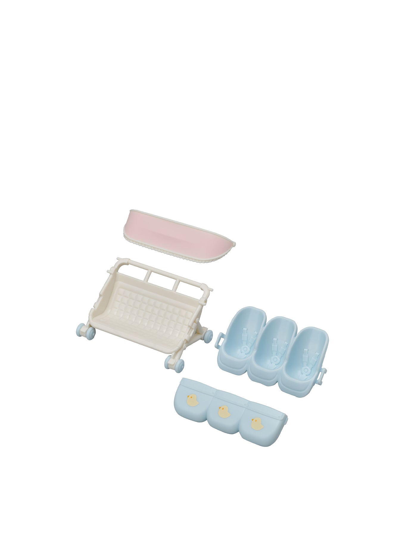 Triplets Stroller Play Set