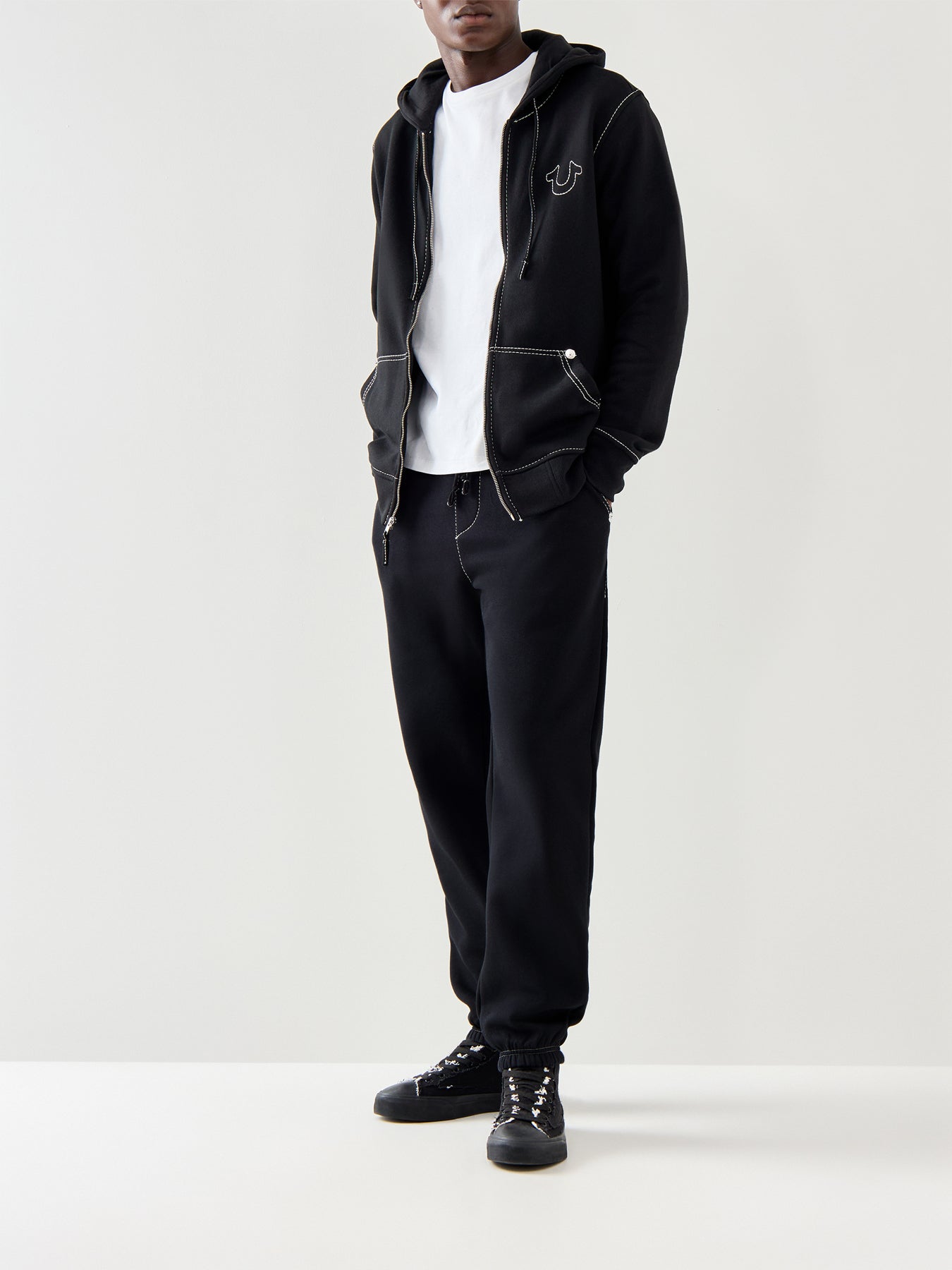 Big T Zip Up Hoodie