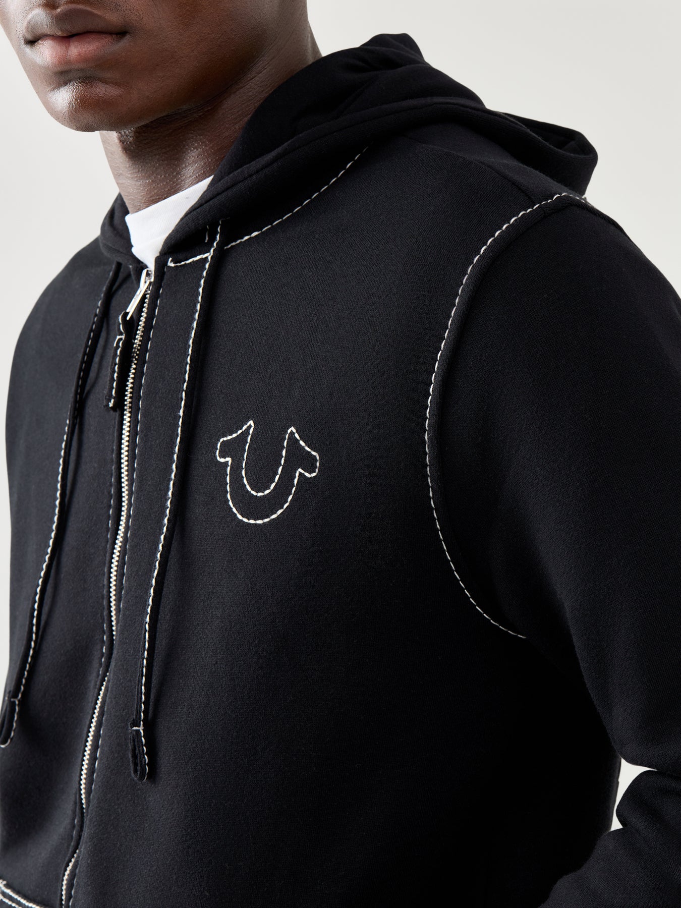 Big T Zip Up Hoodie