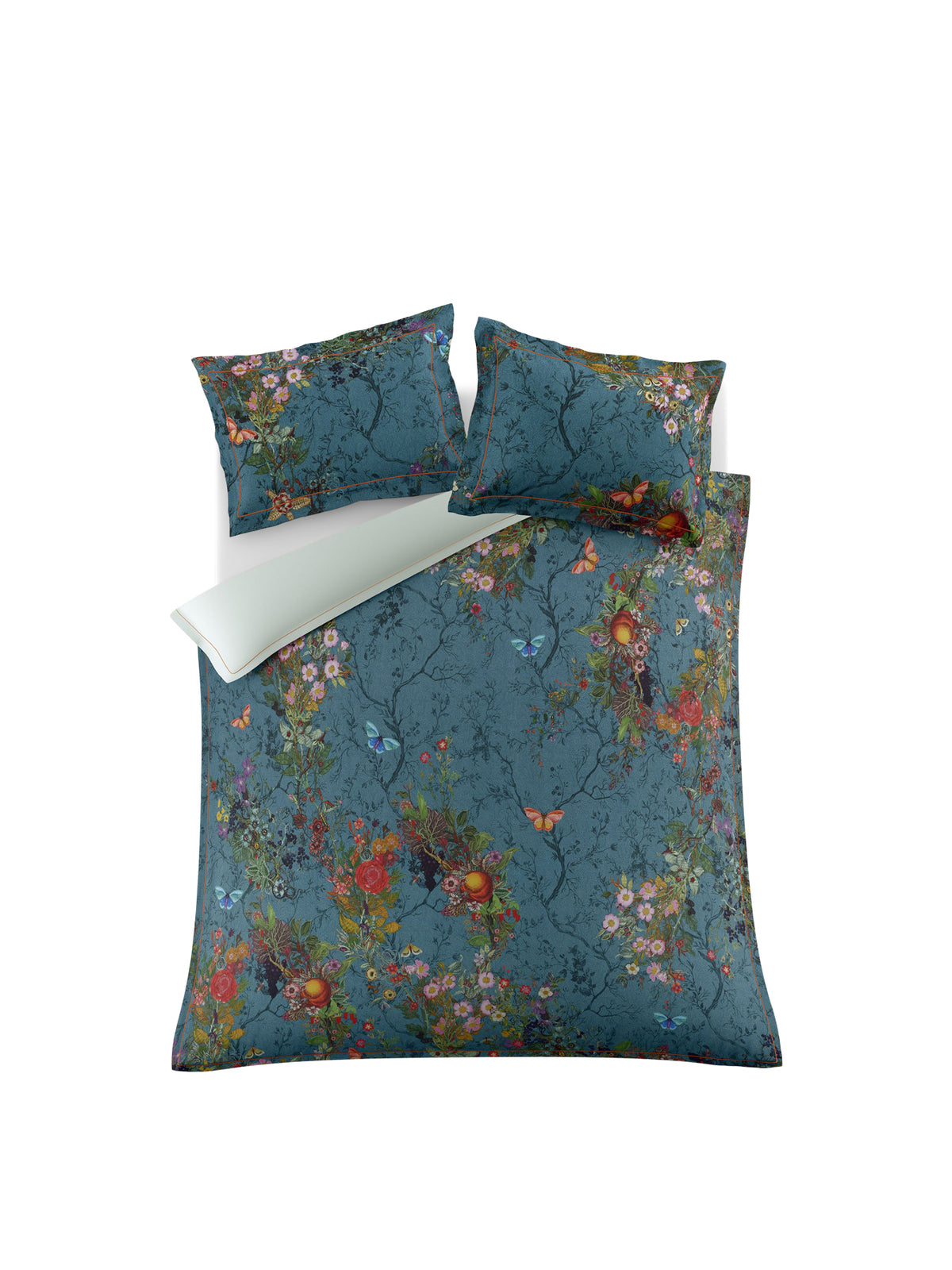 Bloomsbury Garden Duvet Cover Set Blue