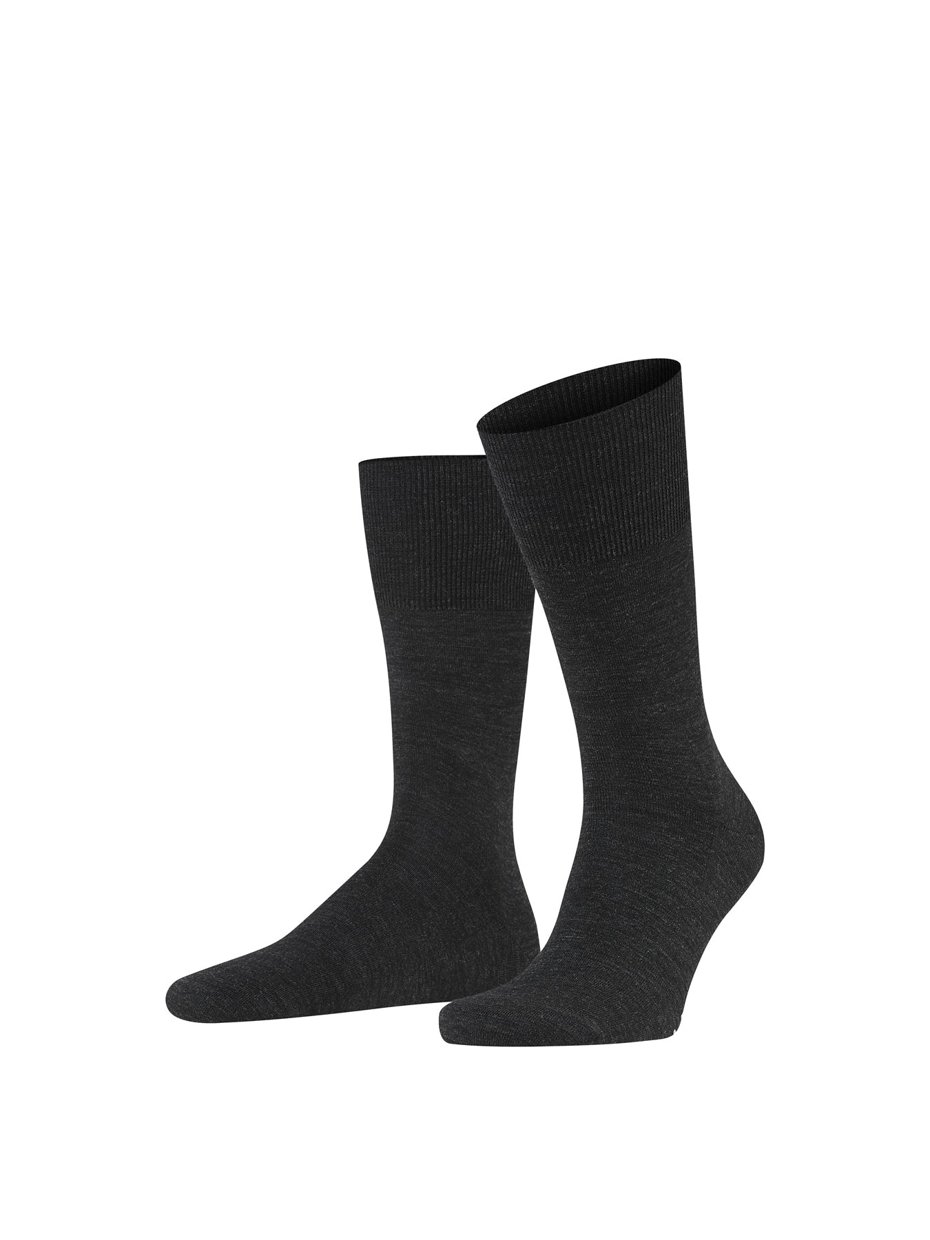Cotton Blend Crew Socks Grey