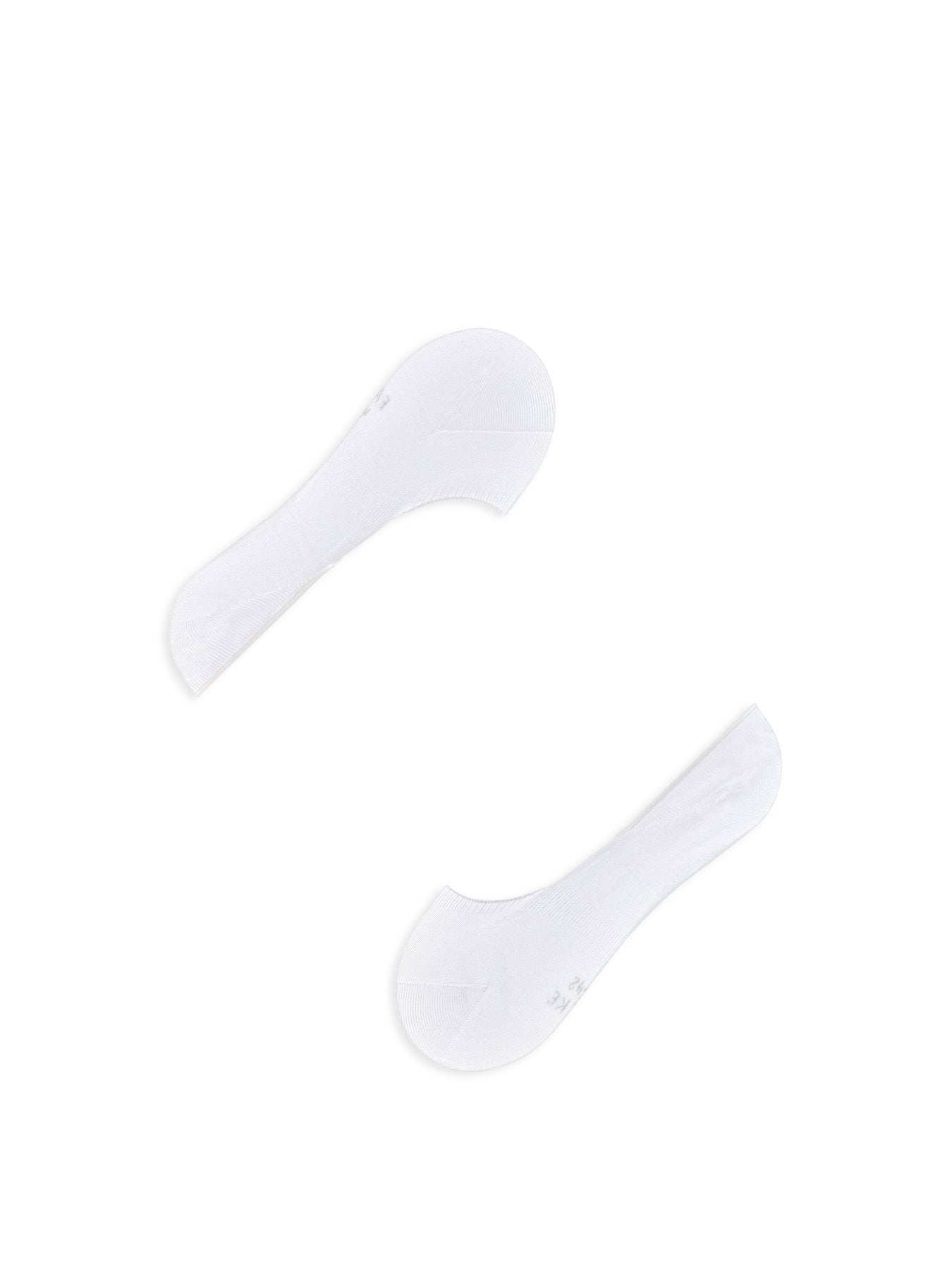 Invisible Medium Cut Socks White